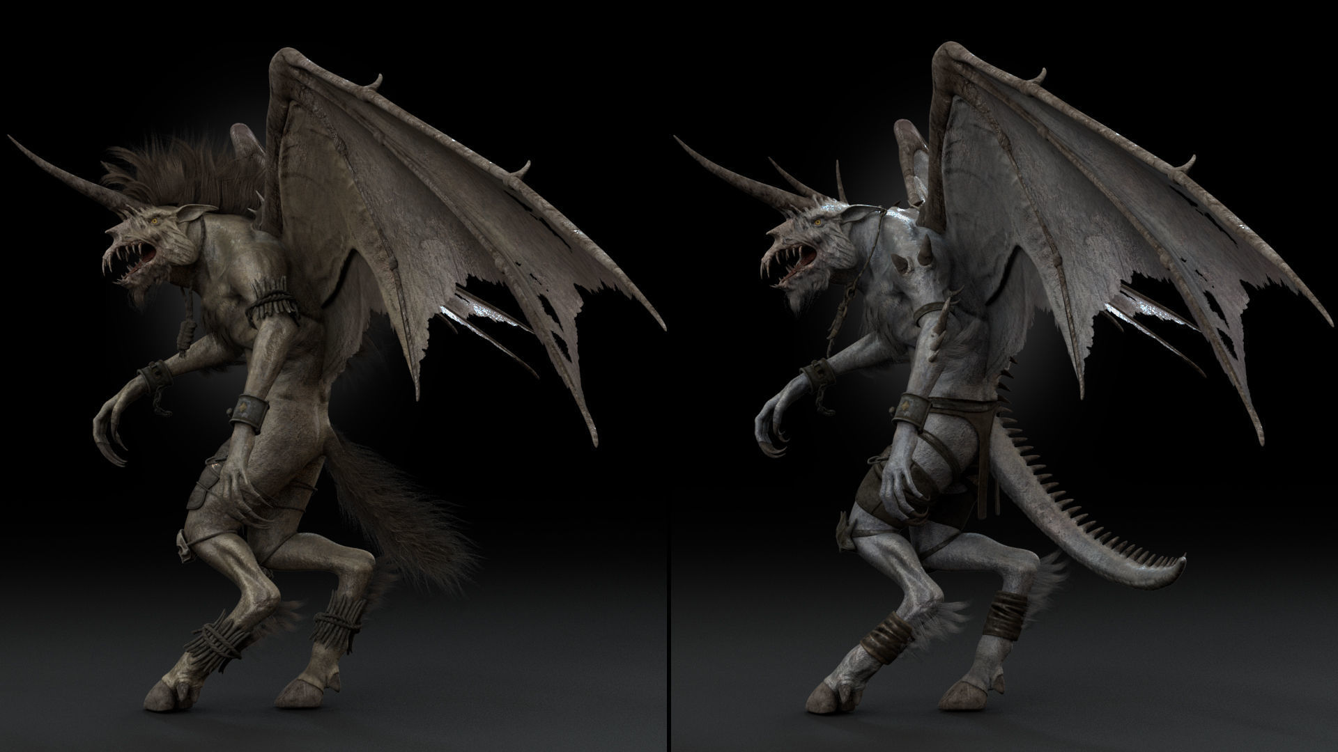 Flying Beasts Bundle 3D Model Collection_34