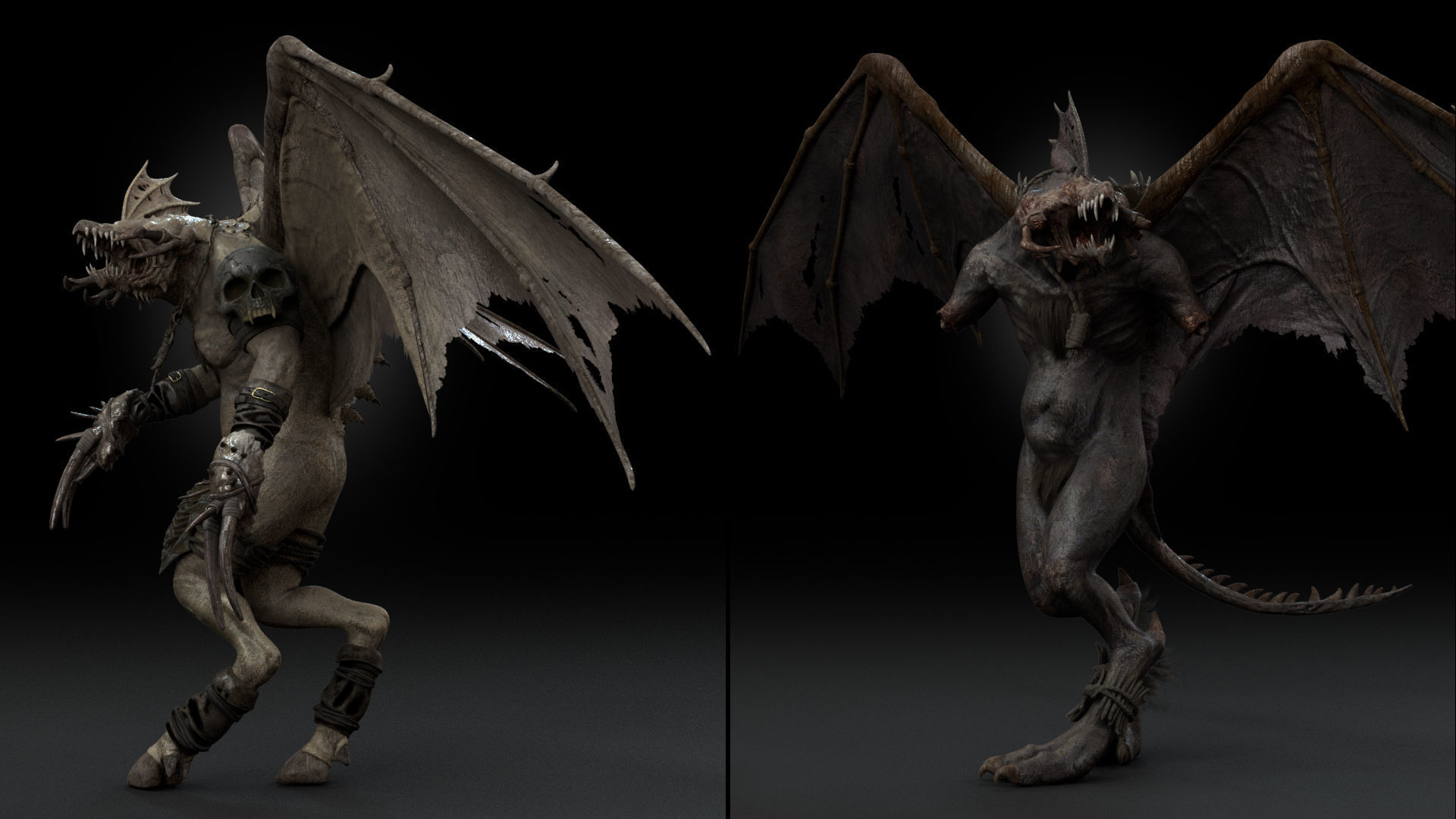 Flying Beasts Bundle 3D Model Collection_52