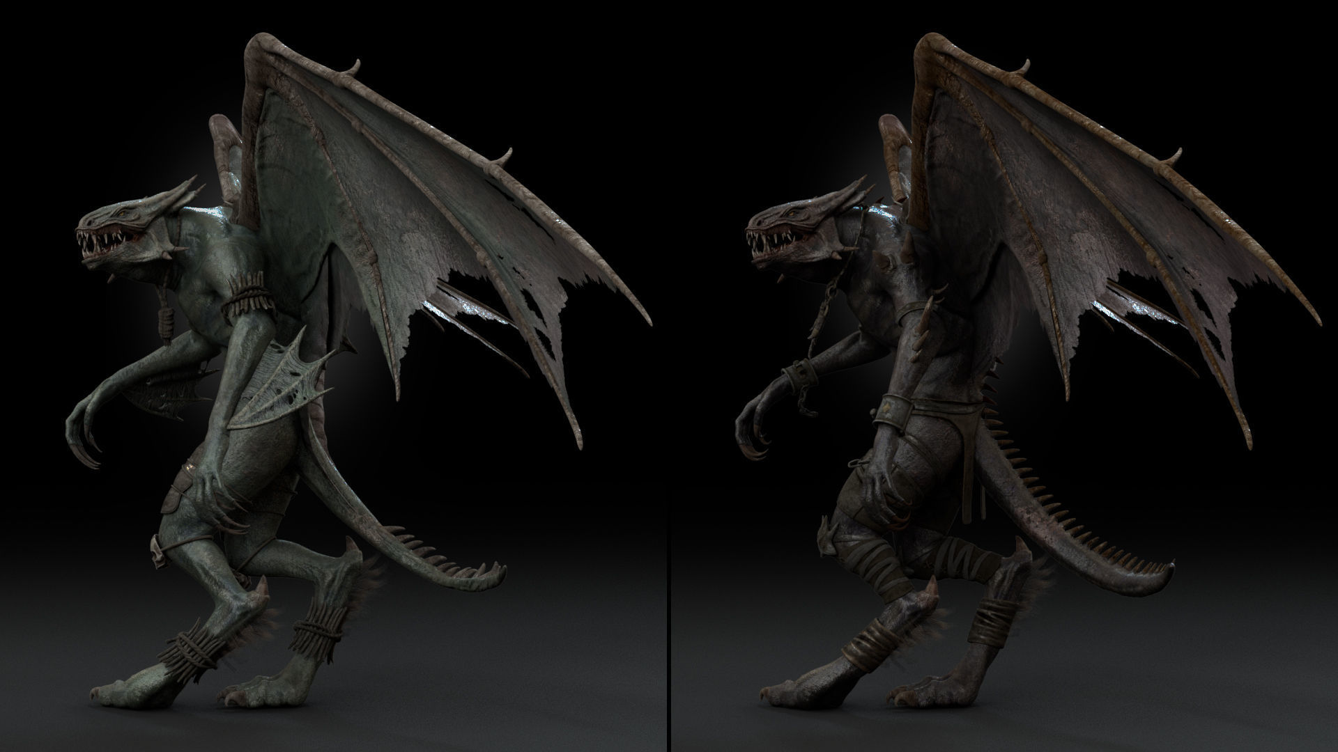 Flying Beasts Bundle 3D Model Collection_42