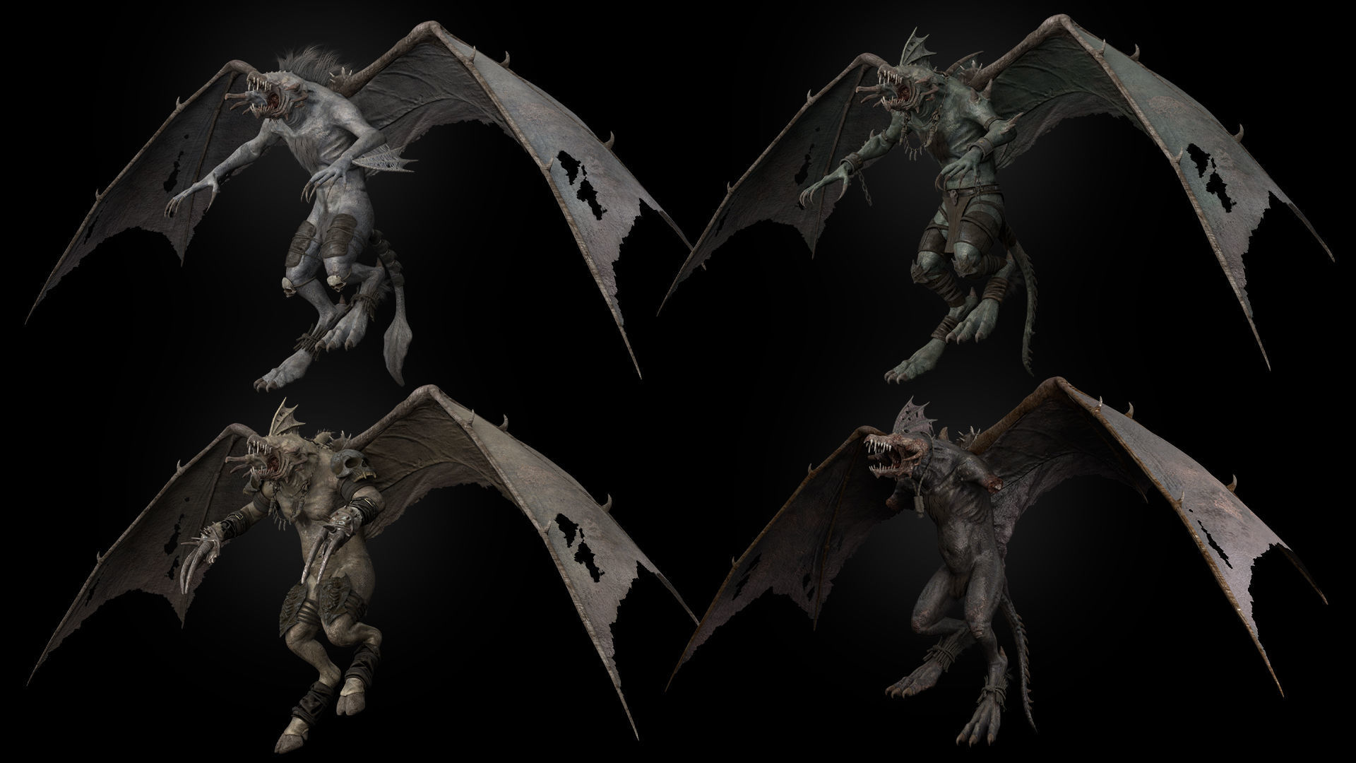 Flying Beasts Bundle 3D Model Collection_53