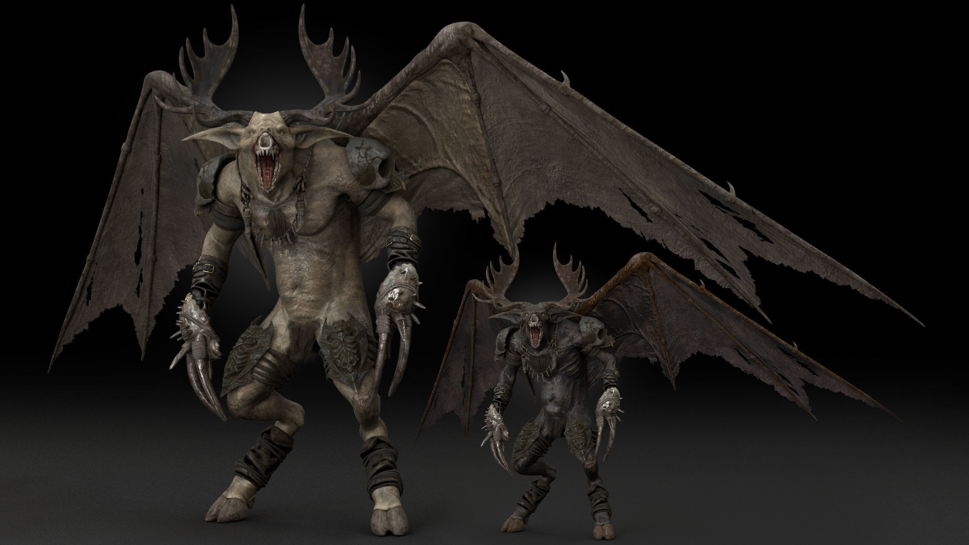 Flying Beasts Bundle 3D Model Collection_60