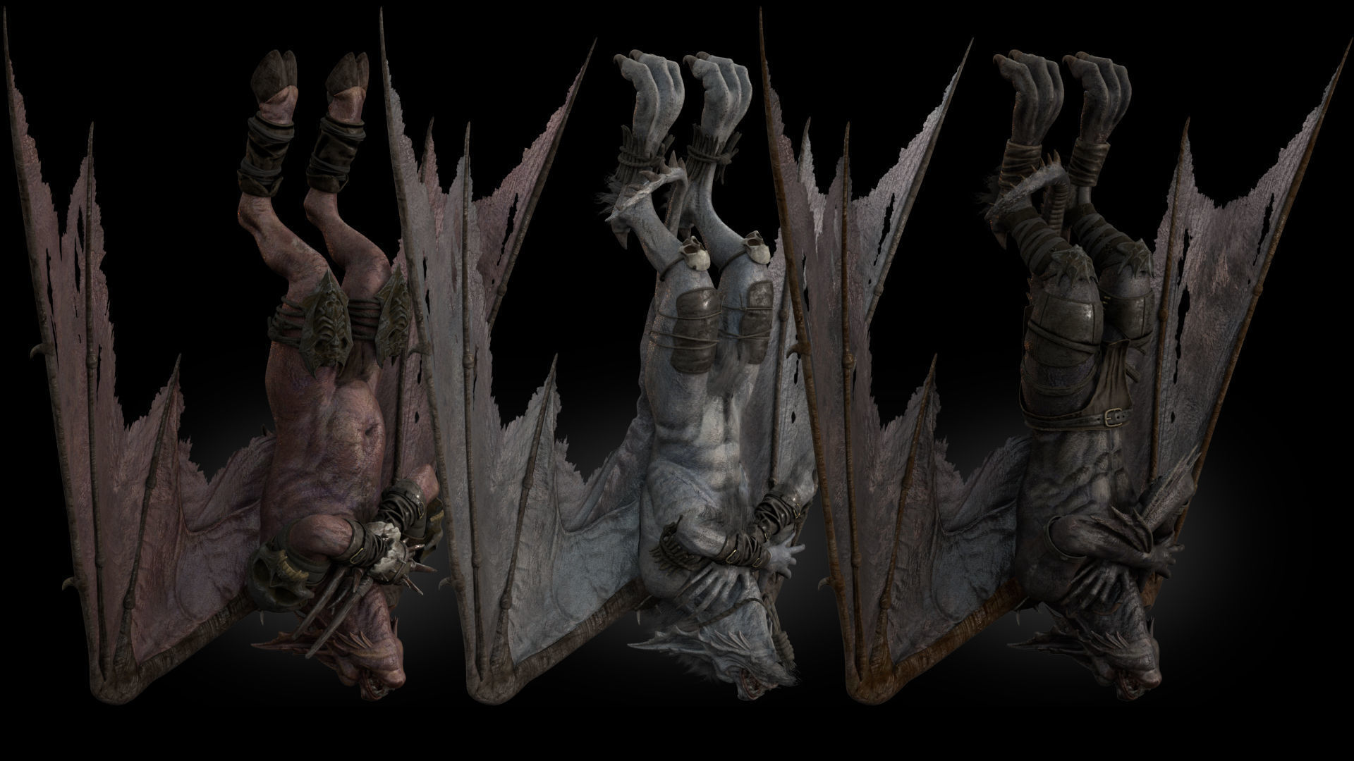 Flying Beasts Bundle 3D Model Collection_29