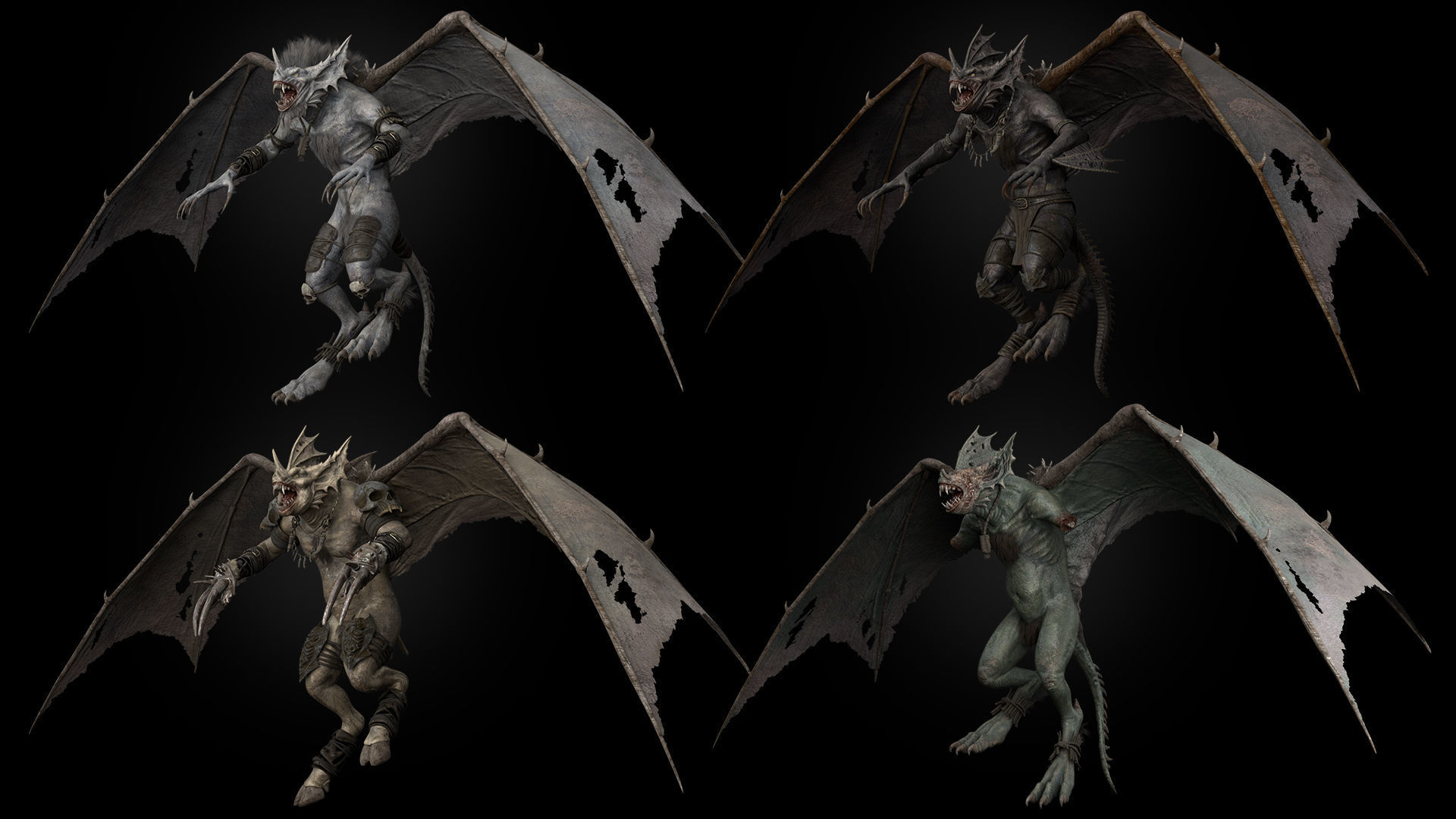 Flying Beasts Bundle 3D Model Collection_27