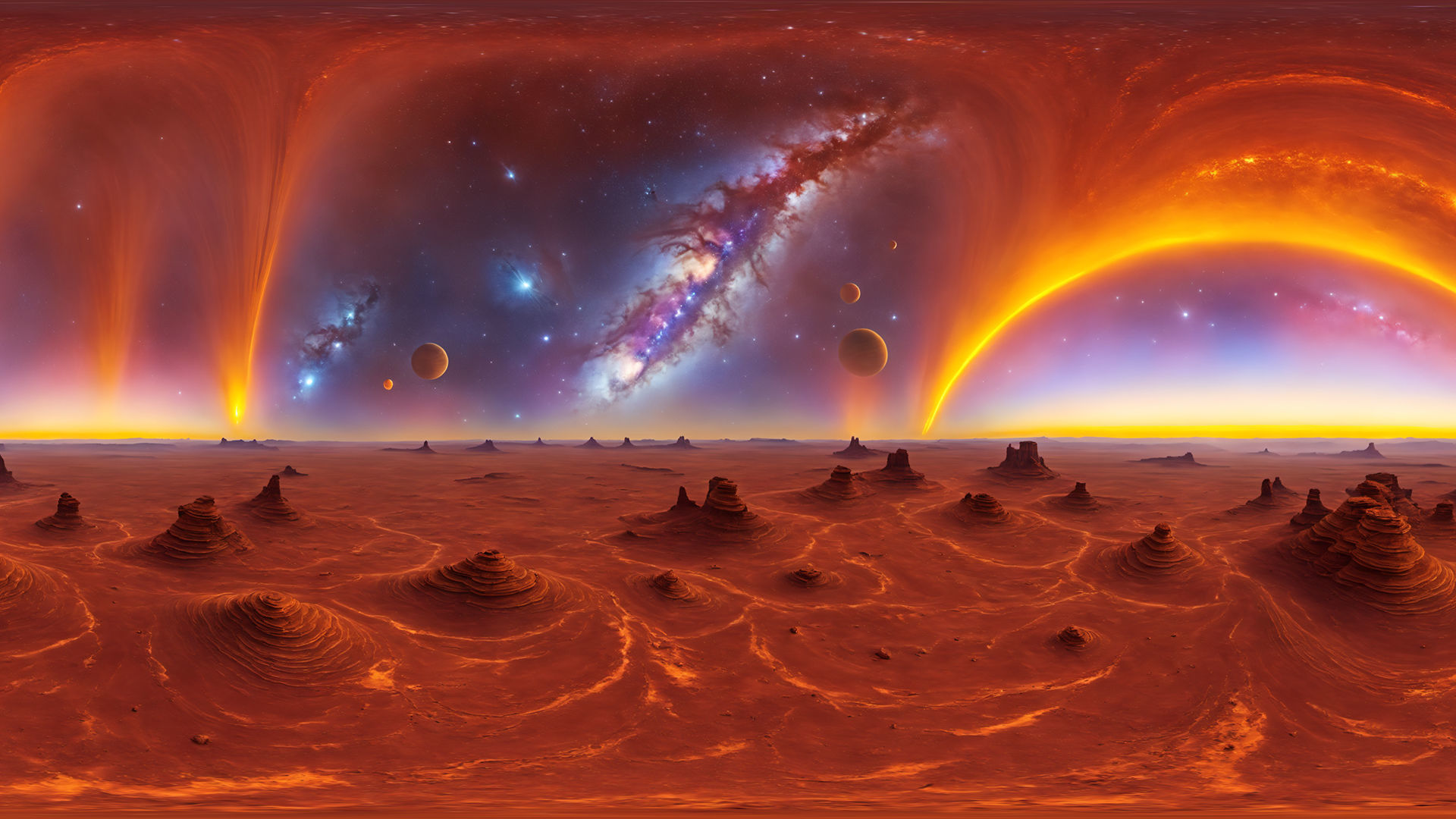 HDRI Alien Worlds Low-poly 3D model_8