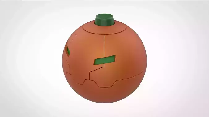 Pumpkin bomb from the animated series Spectacular Spider-Man  3D print model