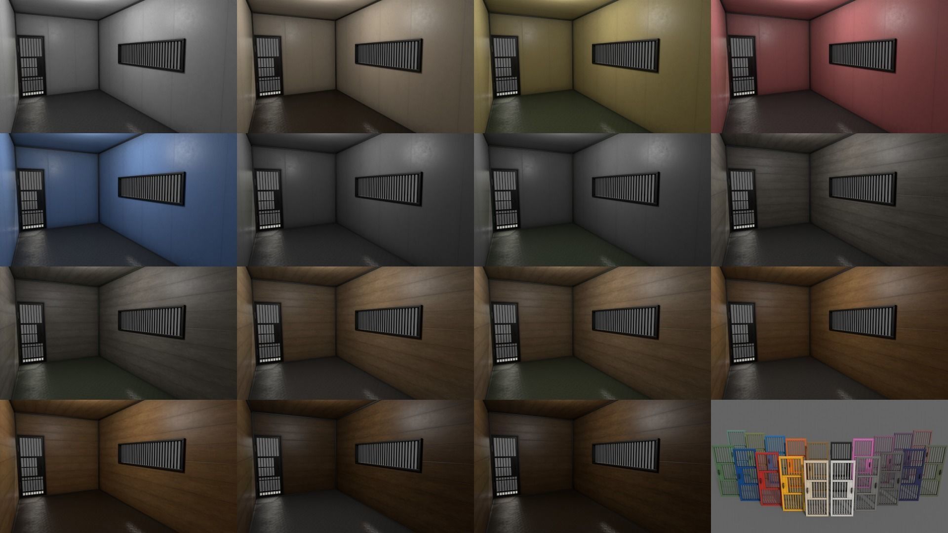 PBR Container House CA CC 3D Model Collection_31