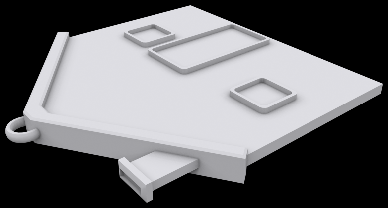 Ornament house 3D print model_2