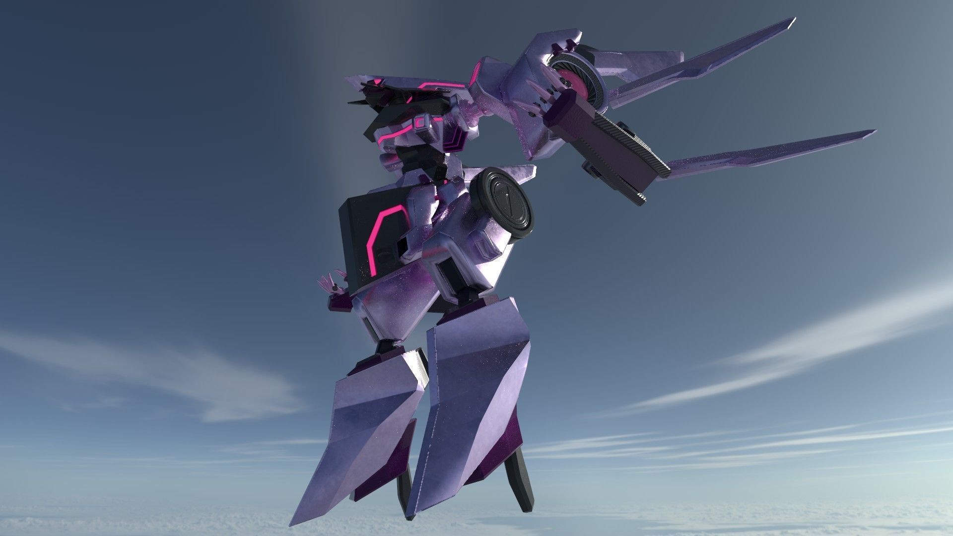 Sci-Fi Character 3D model_3