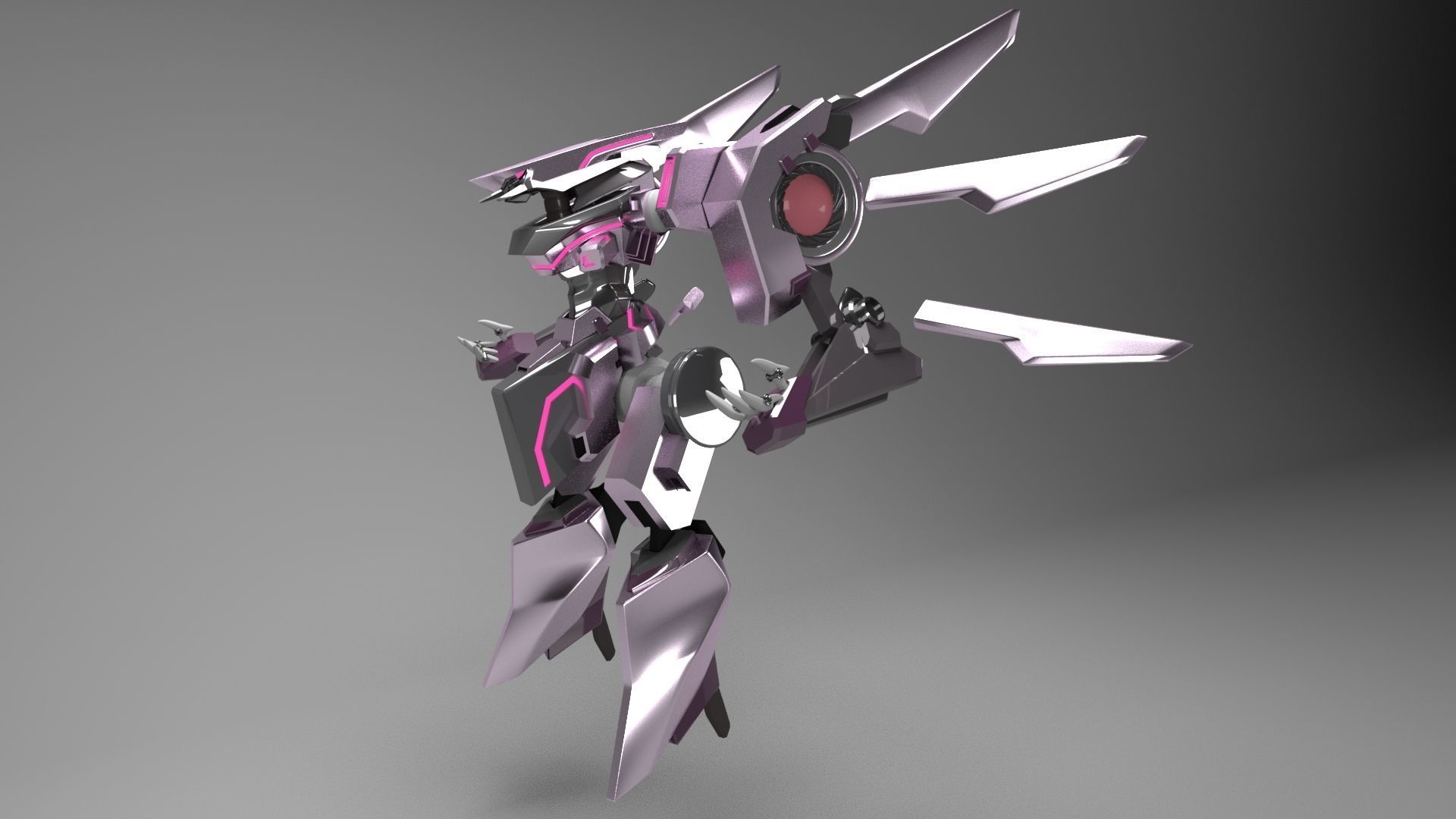 Sci-Fi Character 3D model_6