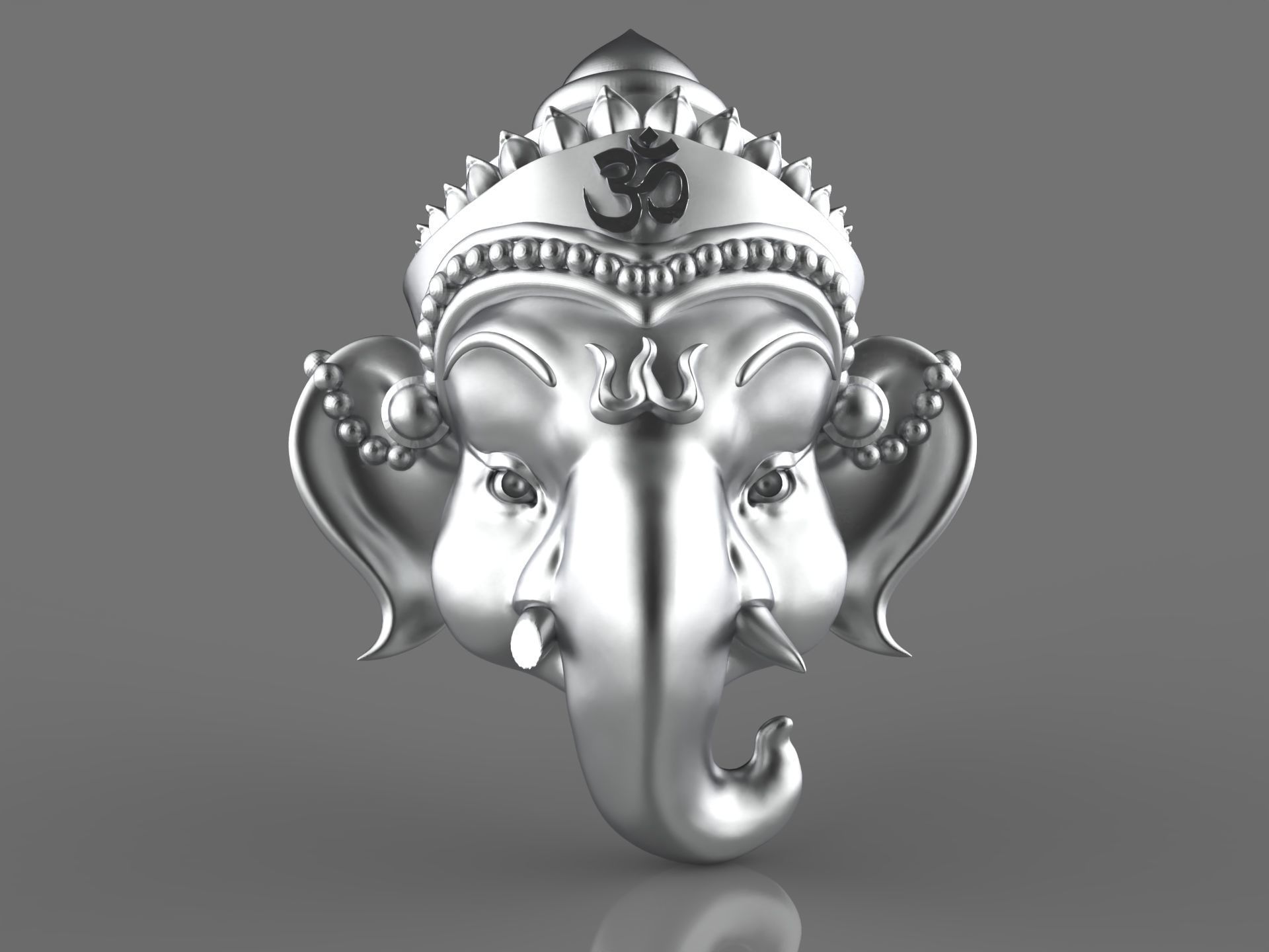 ganesha head for 3d print 3D print model_1