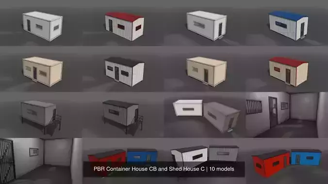 PBR Container House CB and Shed House C