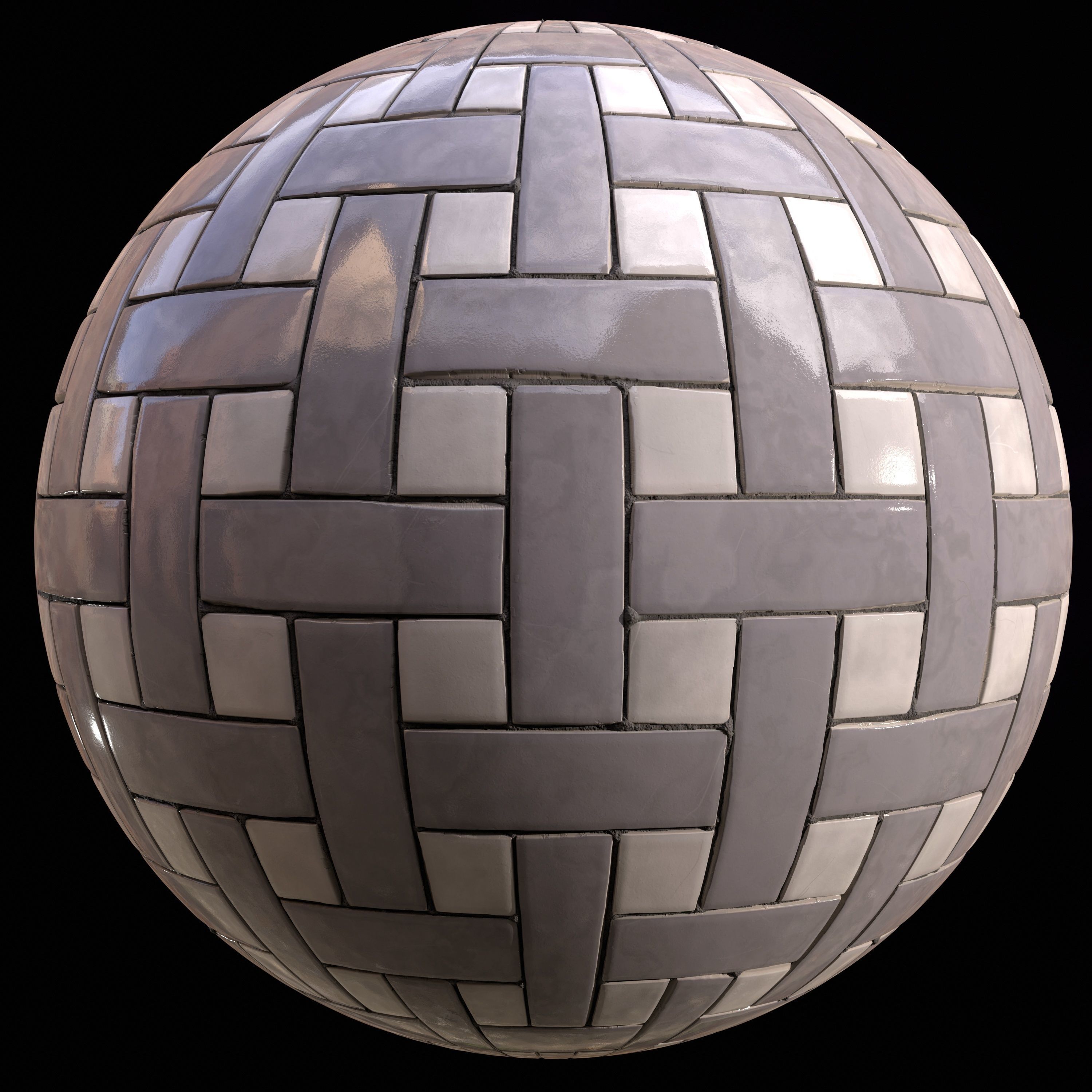 checkerboard tile PBR texture 005 Texture_10