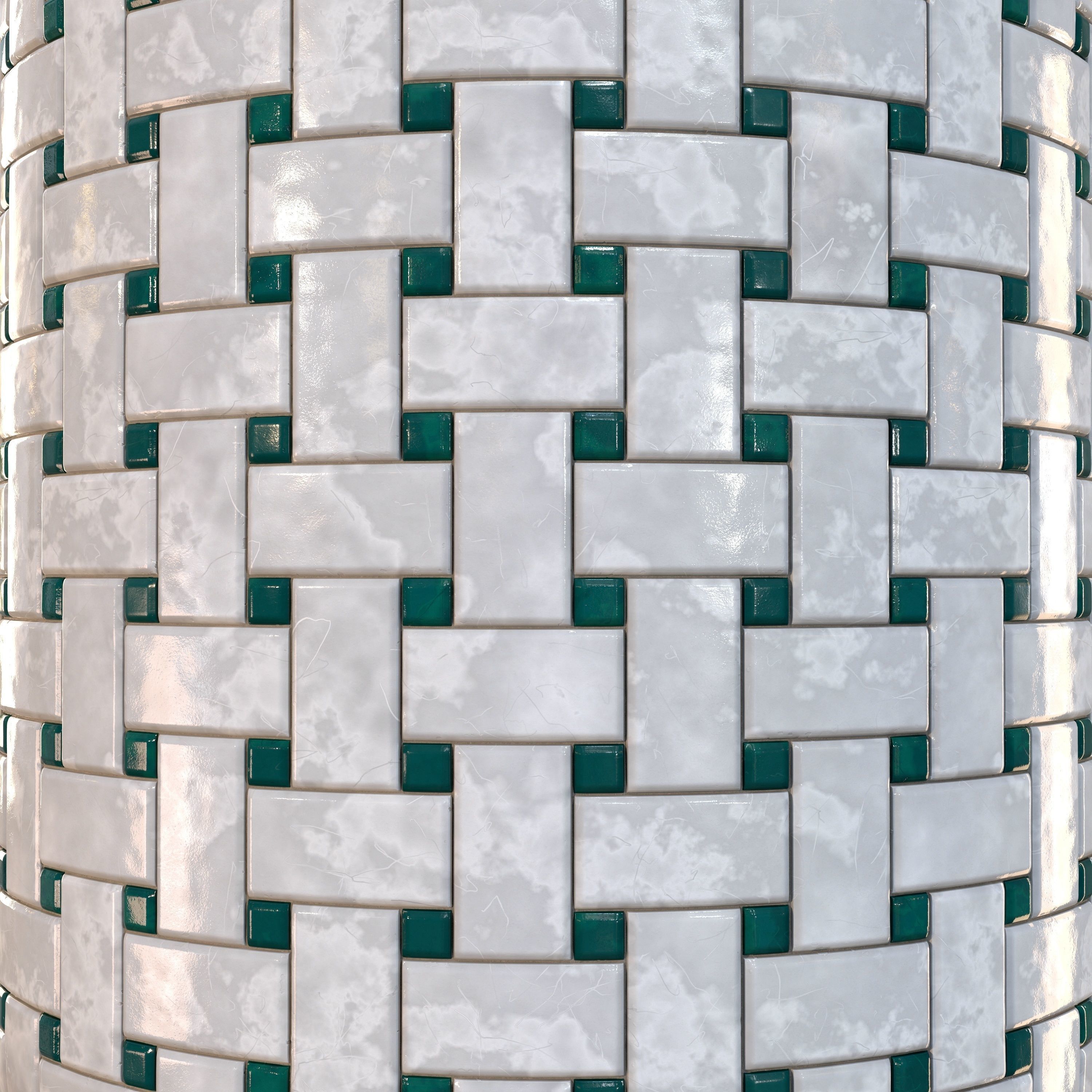 checkerboard tile PBR texture 005 Texture_12