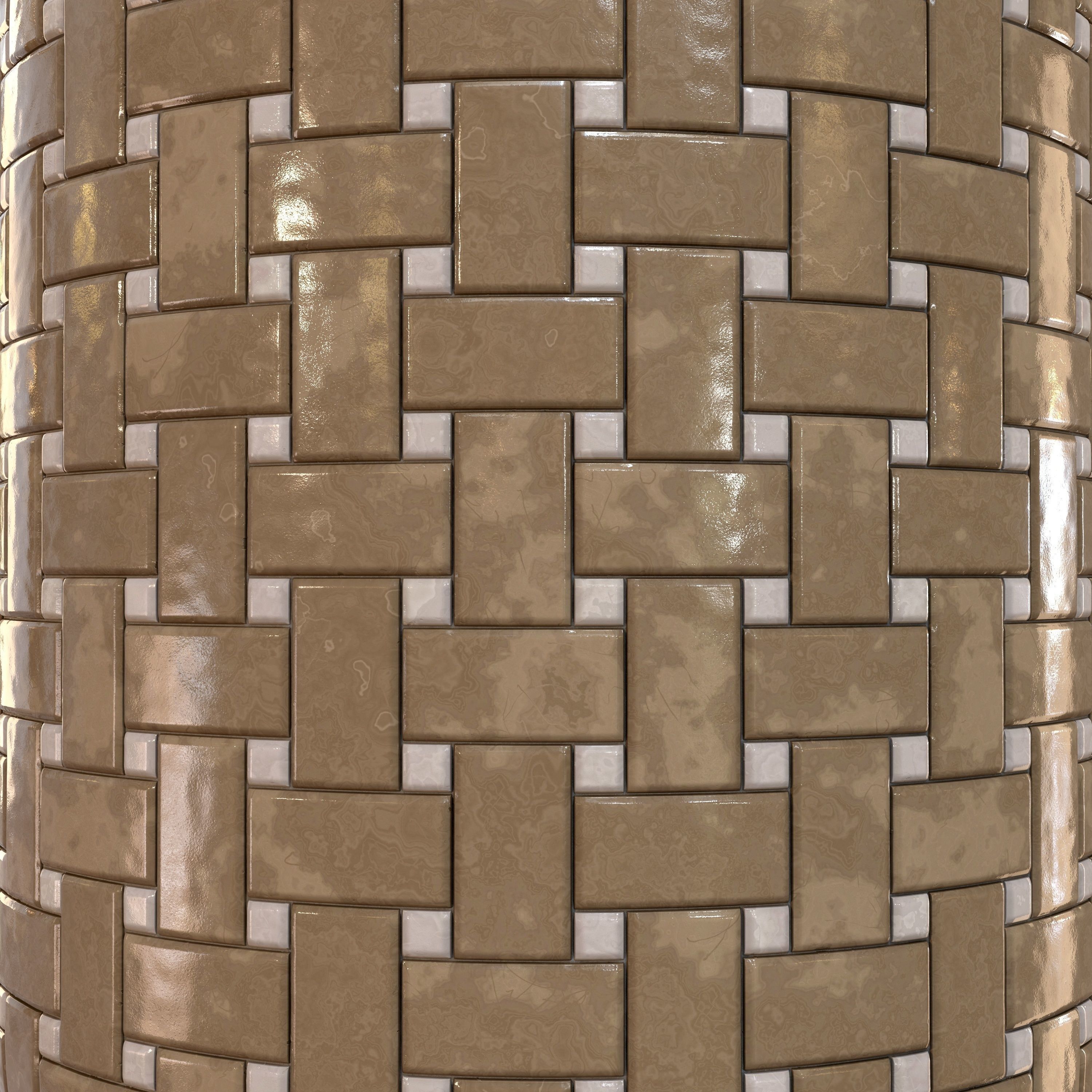 checkerboard tile PBR texture 005 Texture_24