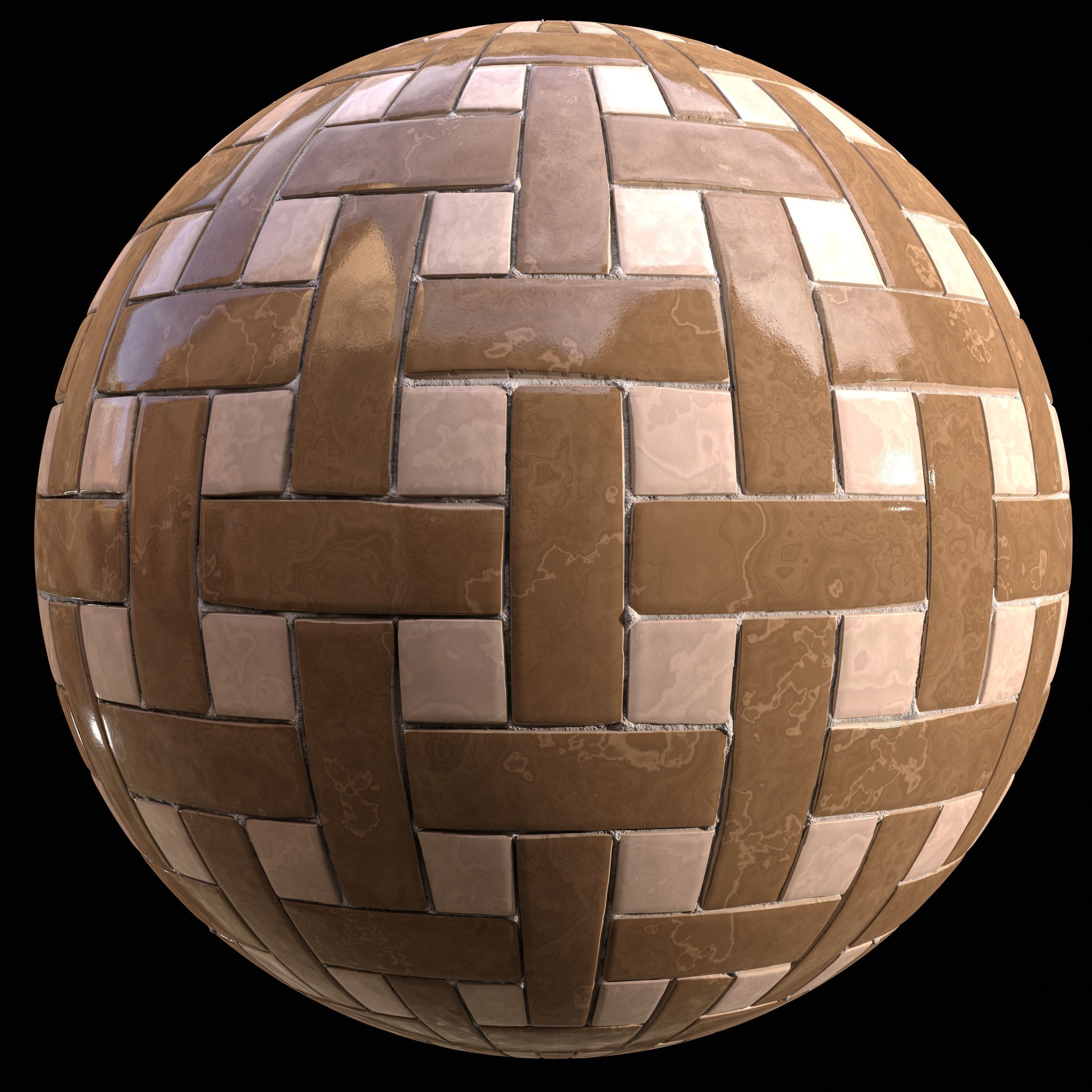 checkerboard tile PBR texture 005 Texture_7