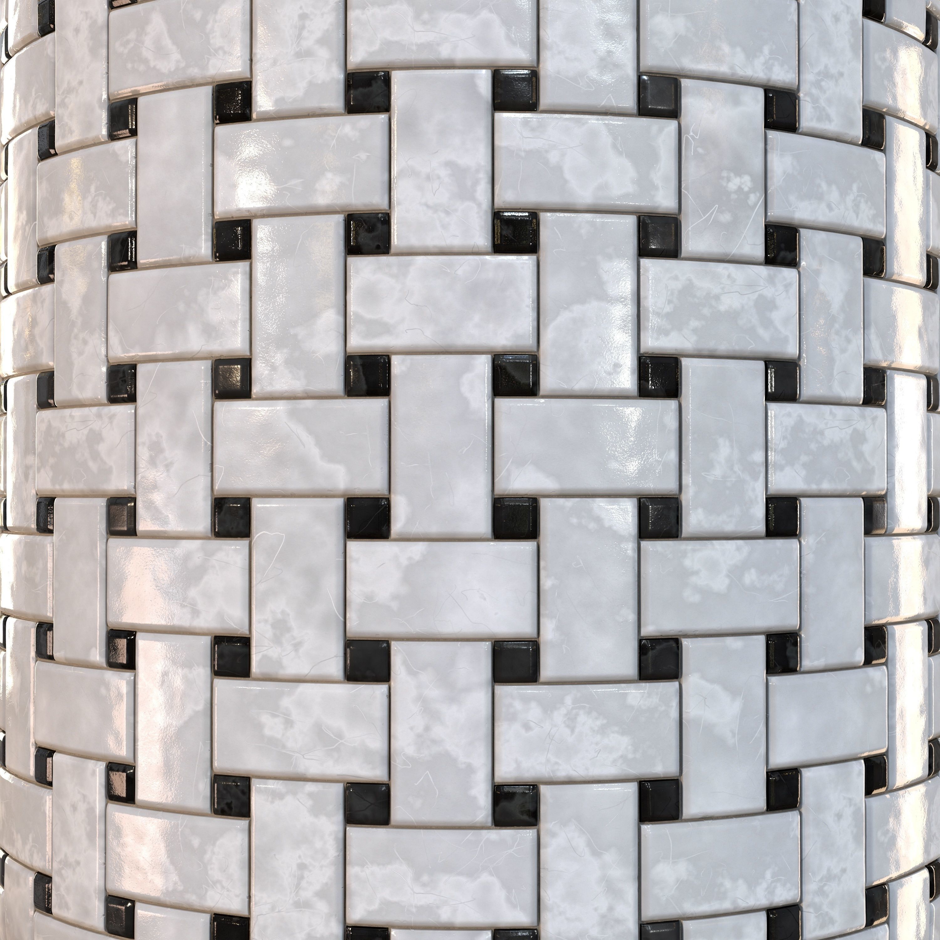 checkerboard tile PBR texture 005 Texture_13
