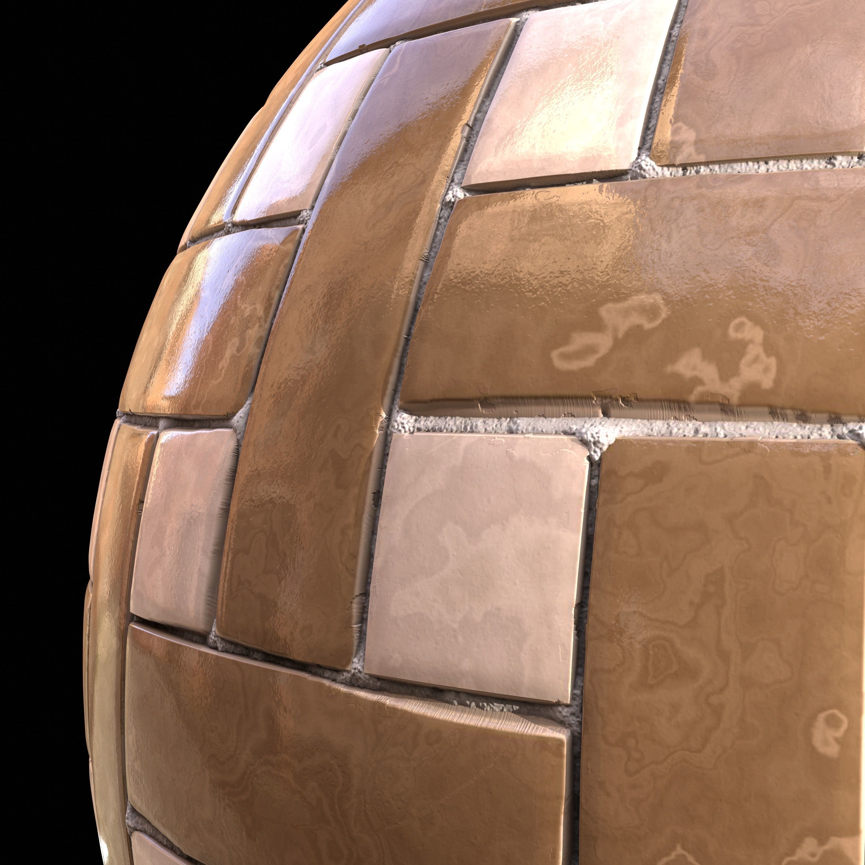 checkerboard tile PBR texture 005 Texture_3