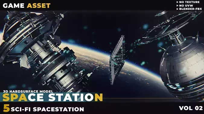 5 SCI-FI SPACESTATION HARDSURFACE VOL 02