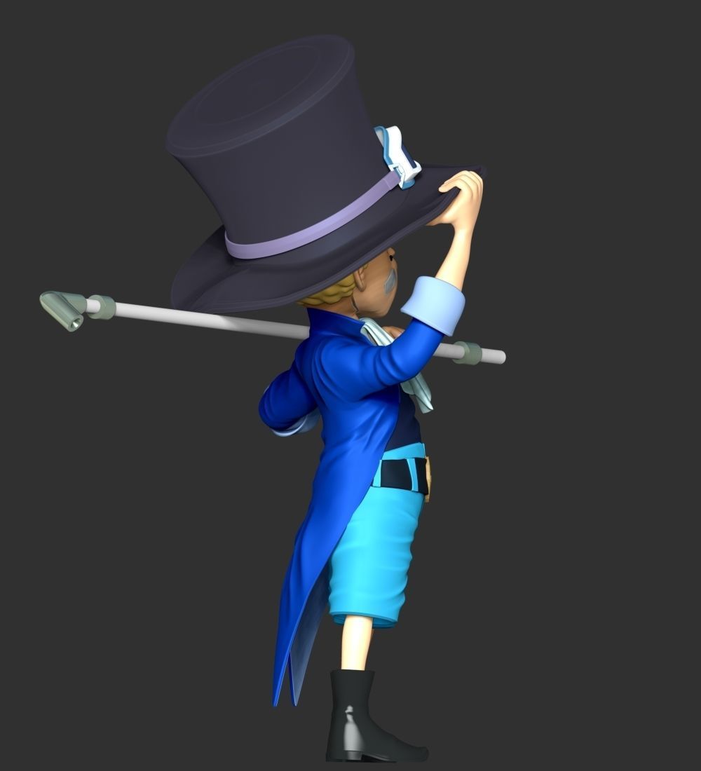 One Piece - Kid Sabo 3D print model_7