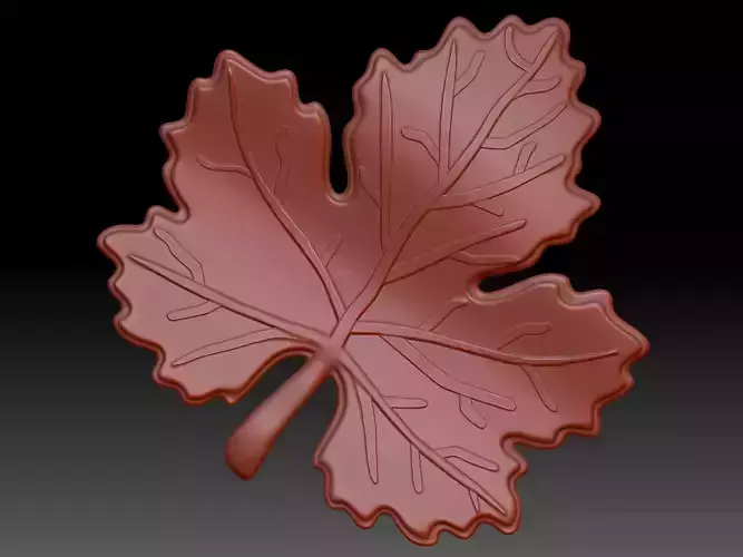 Maple leaf 3D print model