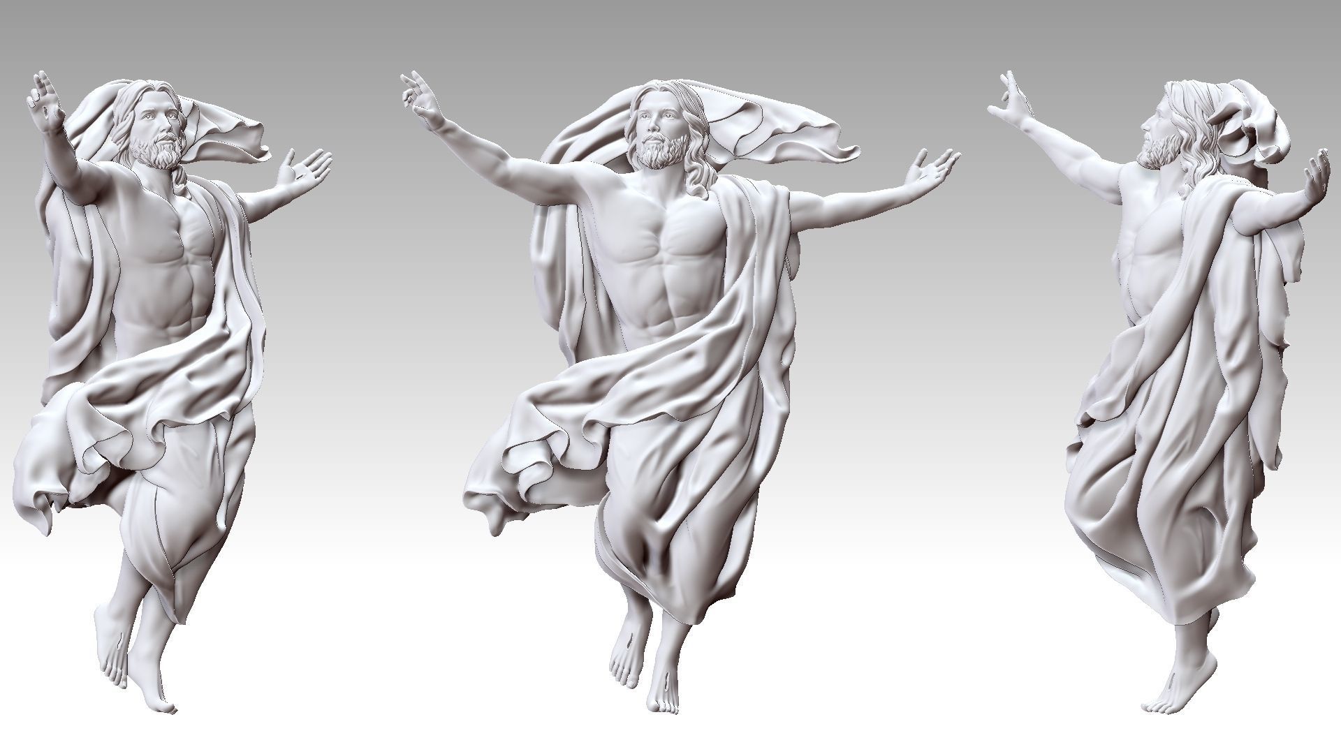 The Ascension of Jesus Christ 3D print model_13
