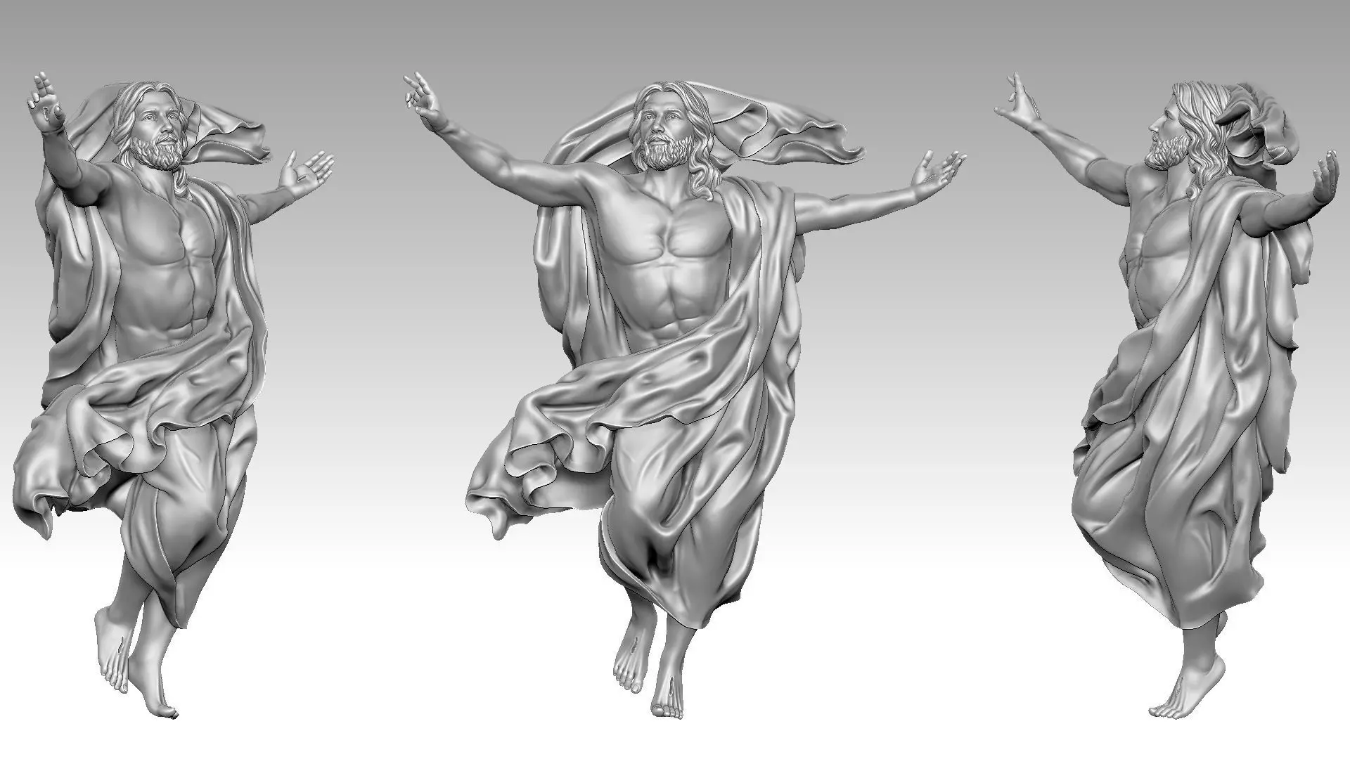 The Ascension of Jesus Christ 3D print model_0