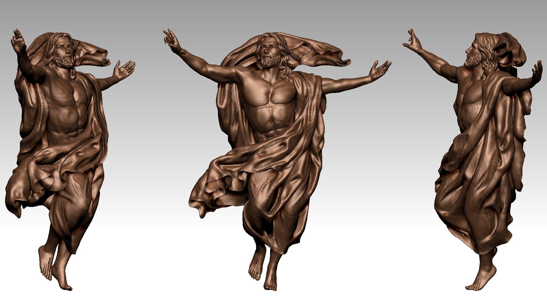 The Ascension of Jesus Christ 3D print model_1