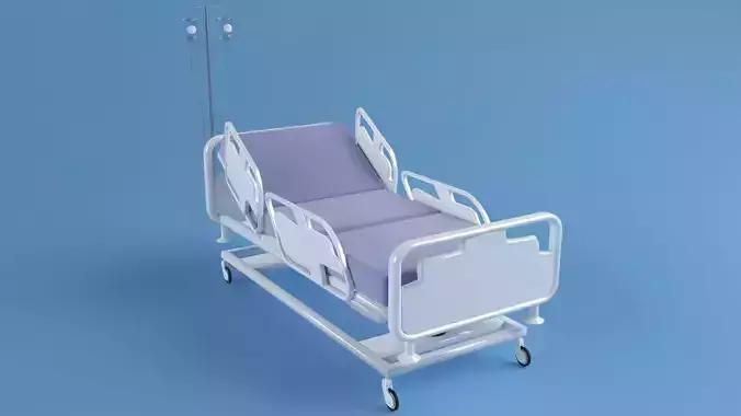 Intensive Care Bed 2 3D model