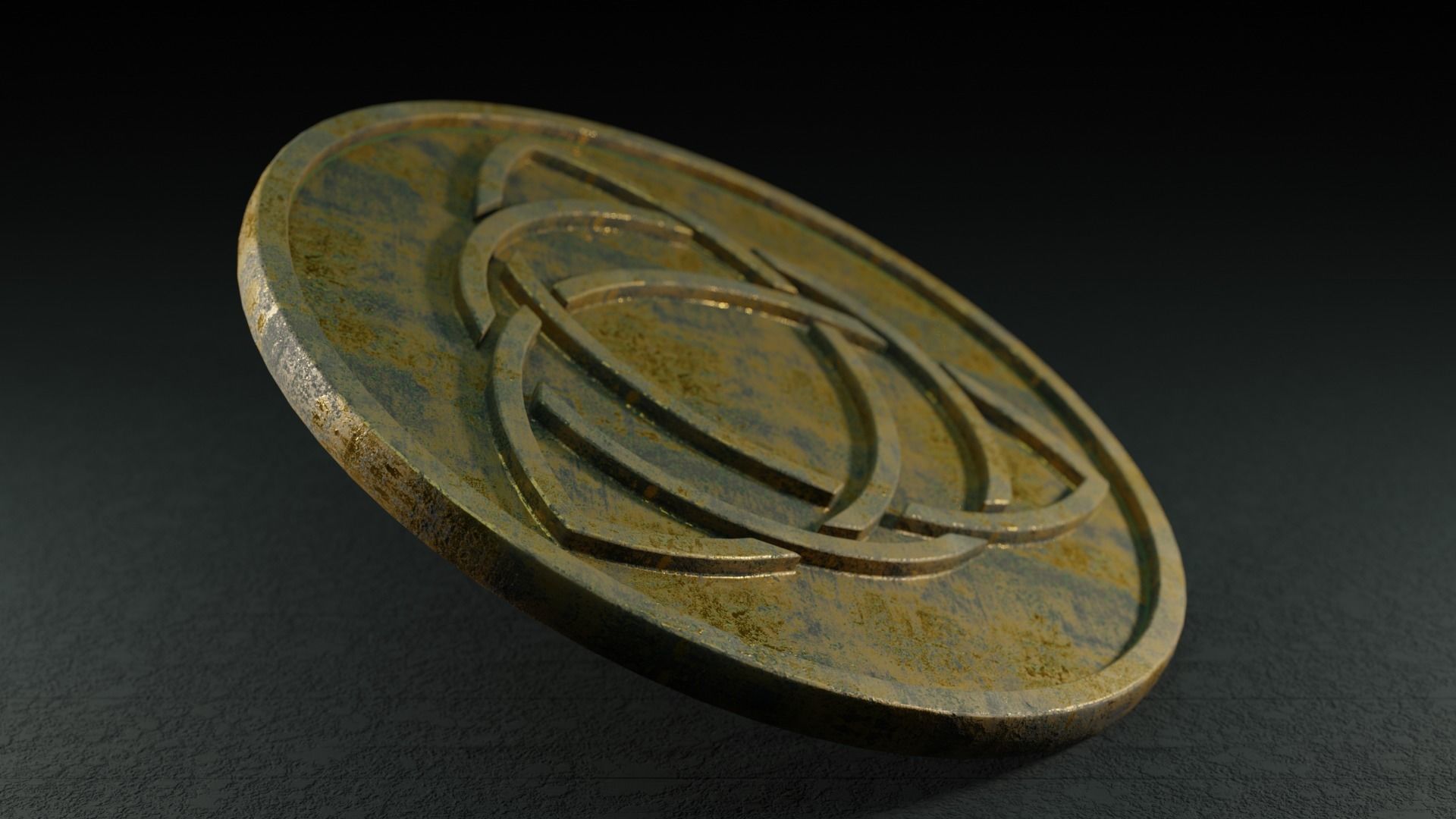 Celtic Coin Collection pt1 Low-poly 3D model_18