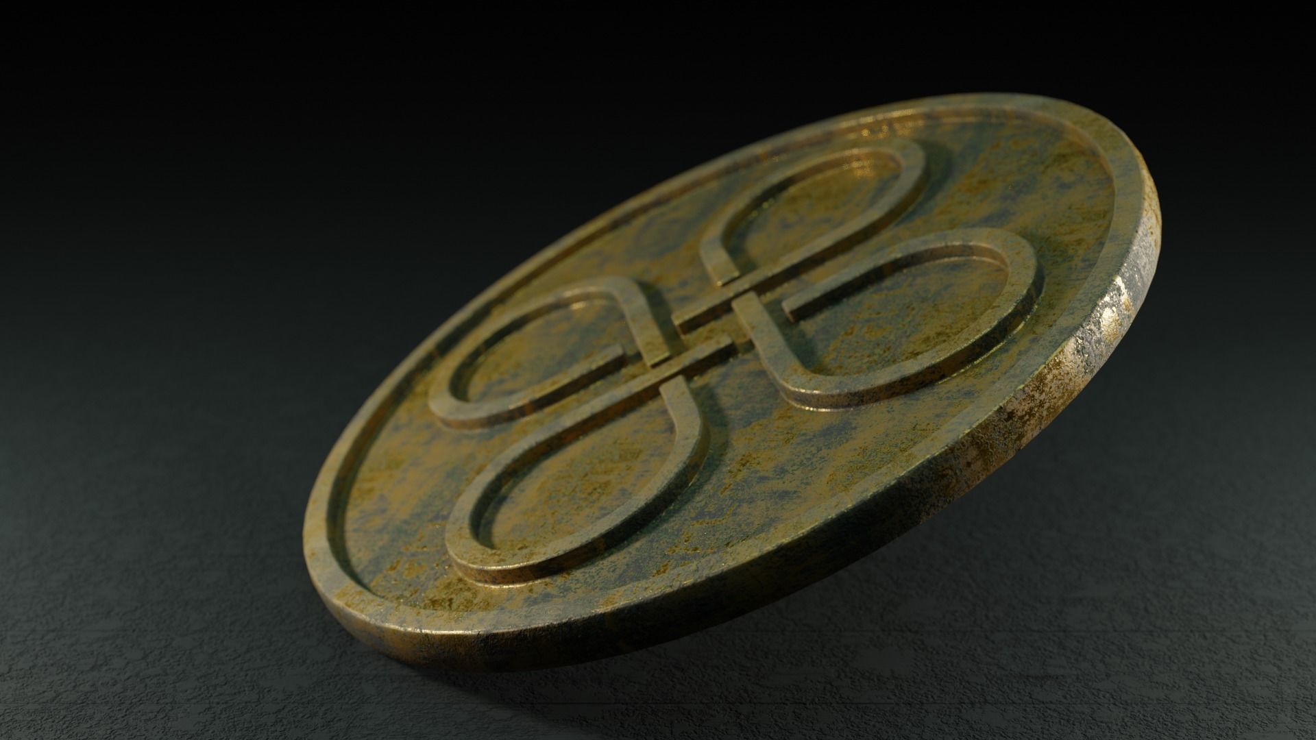 Celtic Coin Collection pt1 Low-poly 3D model_16