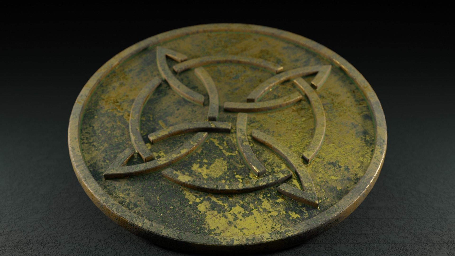 Celtic Coin Collection pt1 Low-poly 3D model_4