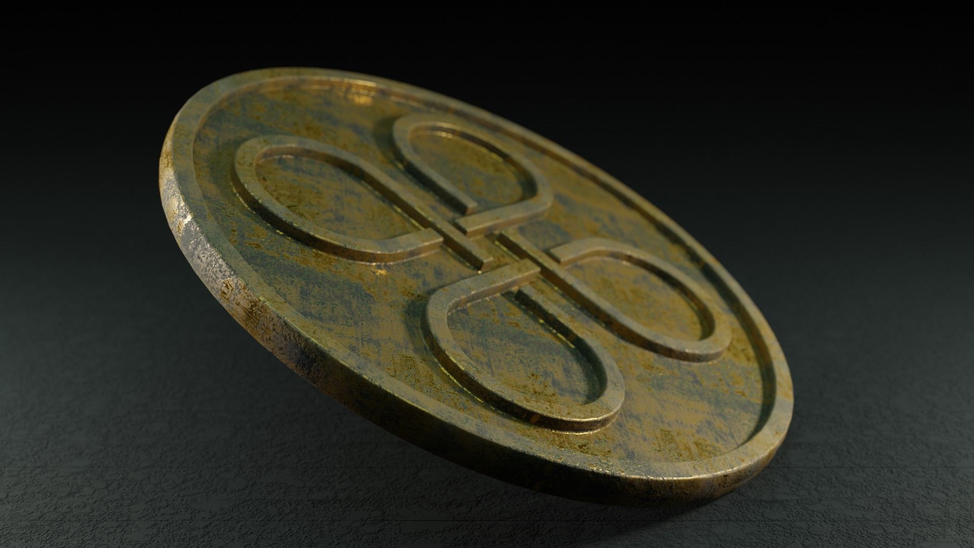 Celtic Coin Collection pt1 Low-poly 3D model_15