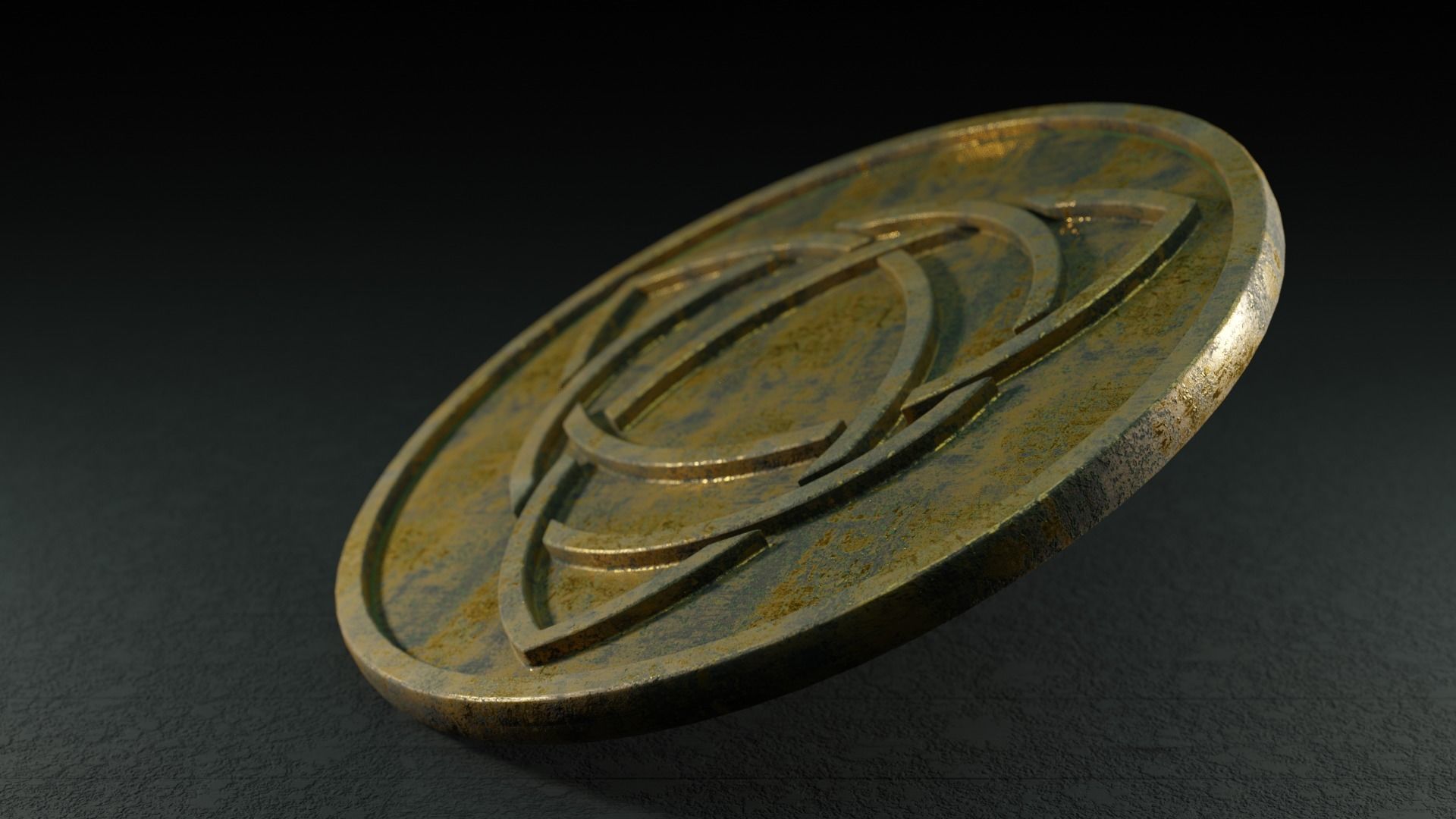Celtic Coin Collection pt1 Low-poly 3D model_19