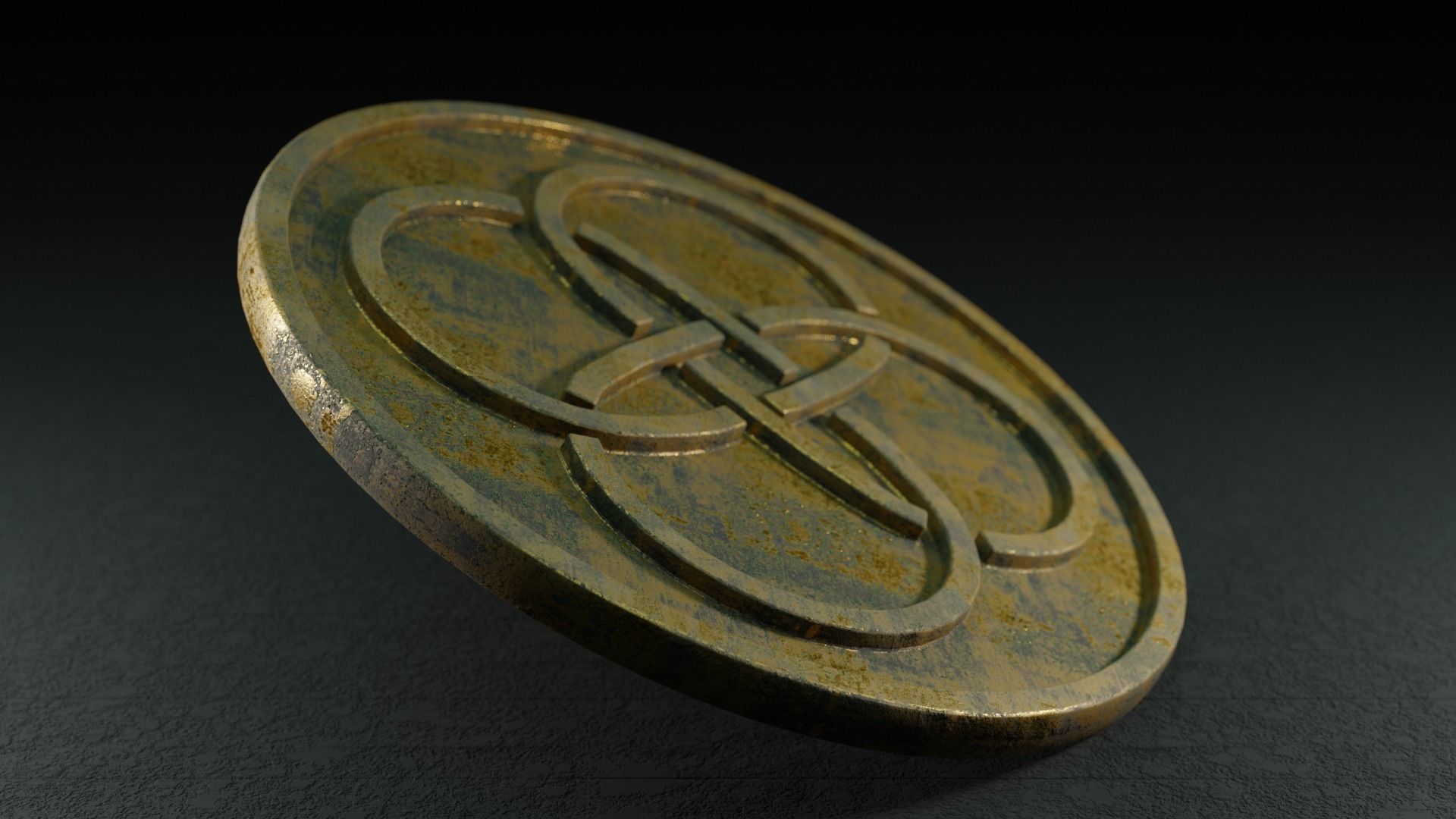 Celtic Coin Collection pt1 Low-poly 3D model_12