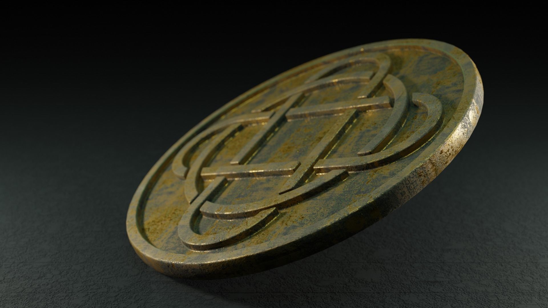 Celtic Coin Collection pt1 Low-poly 3D model_3