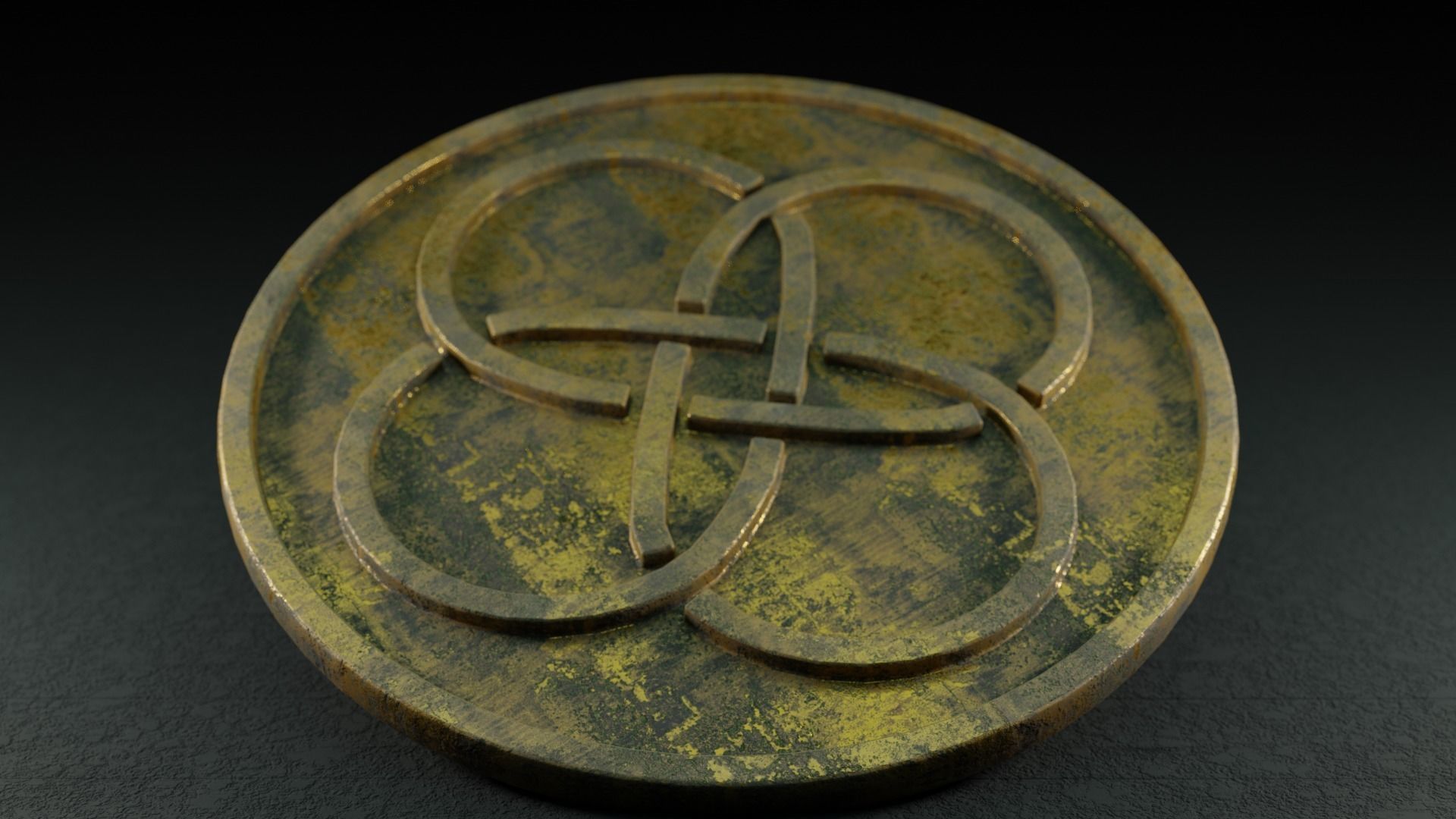 Celtic Coin Collection pt1 Low-poly 3D model_11