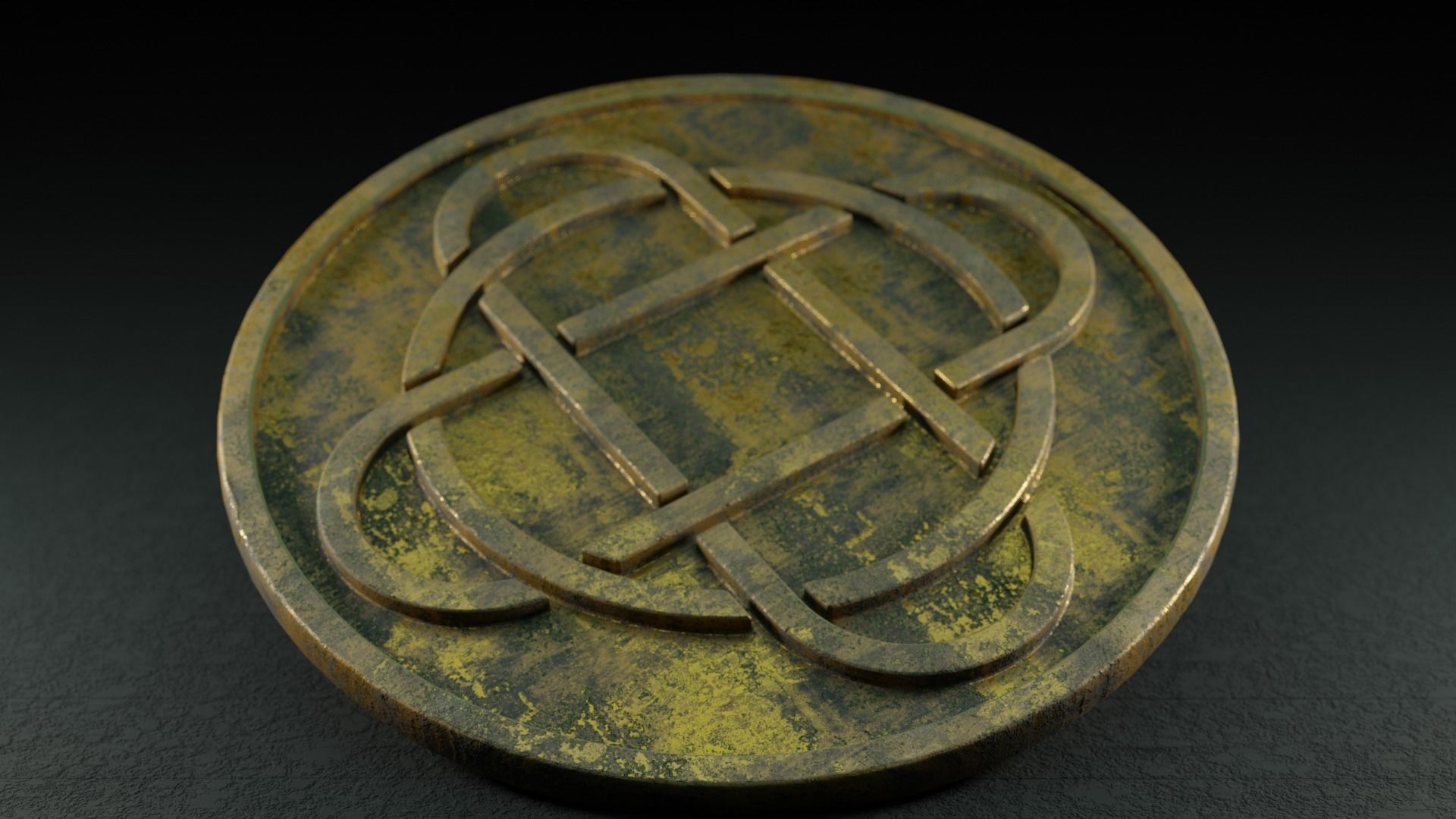 Celtic Coin Collection pt1 Low-poly 3D model_1