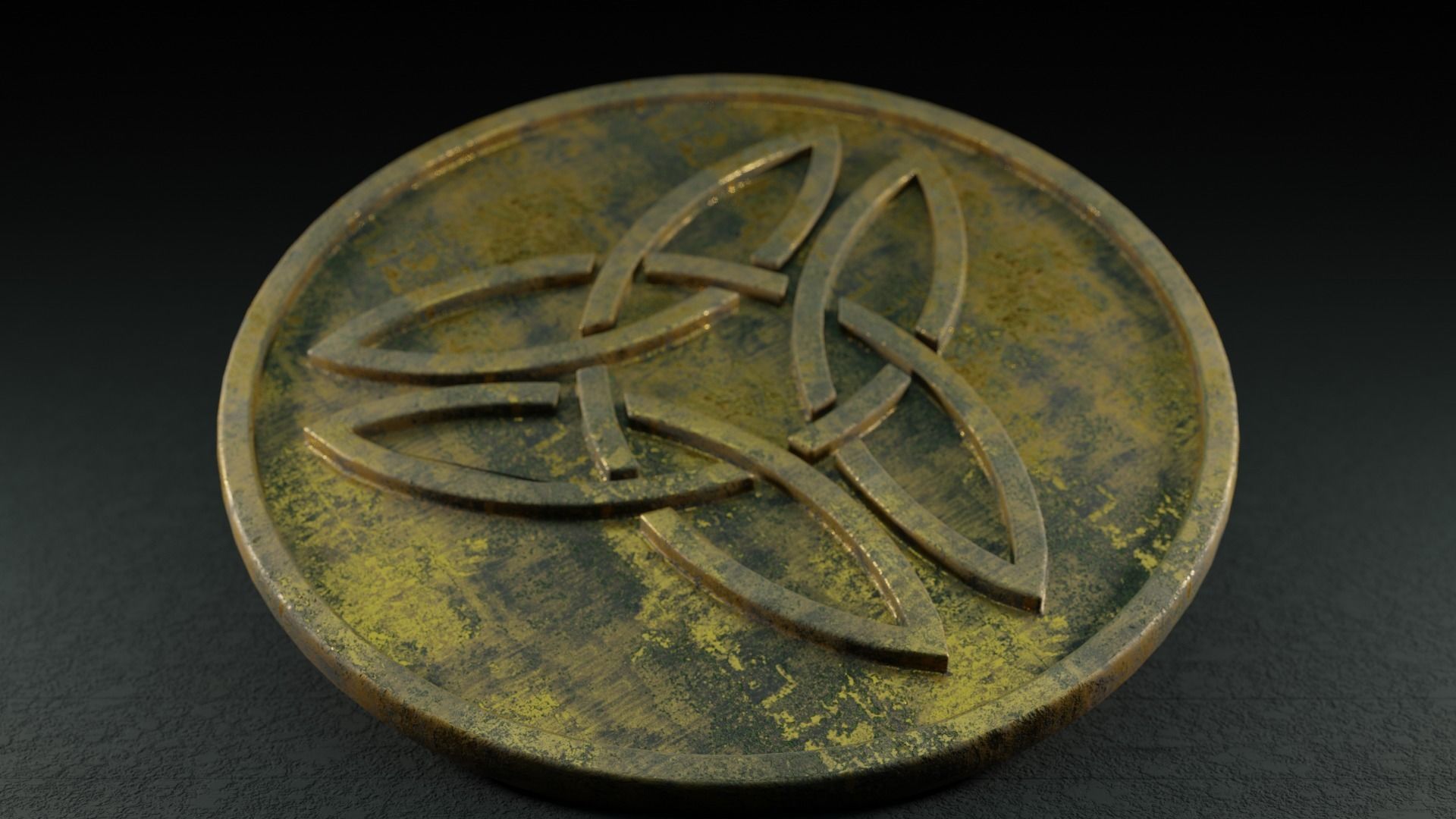 Celtic Coin Collection pt1 Low-poly 3D model_7