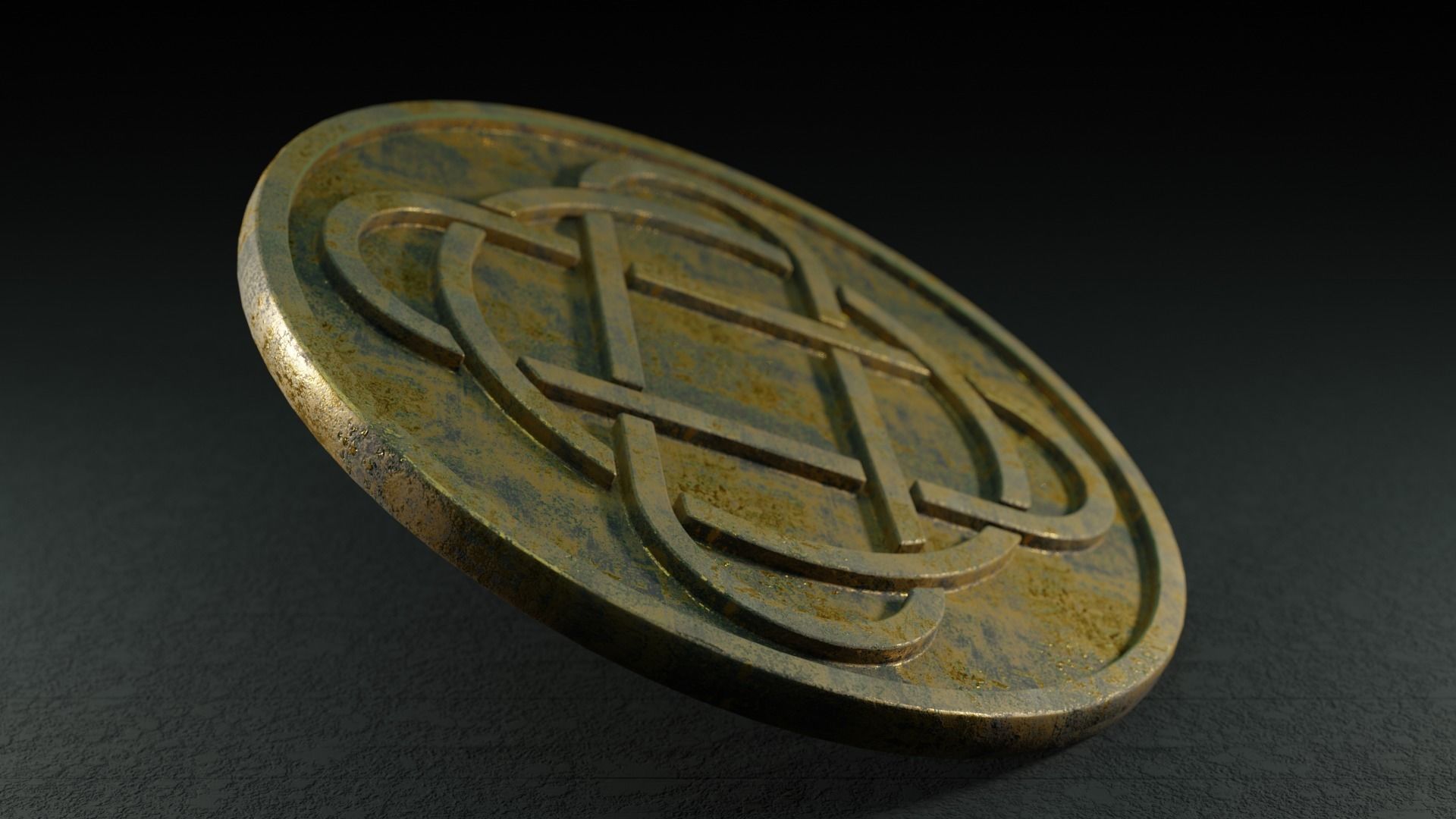 Celtic Coin Collection pt1 Low-poly 3D model_2