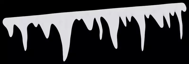 Ornament icicle 3D print model_0