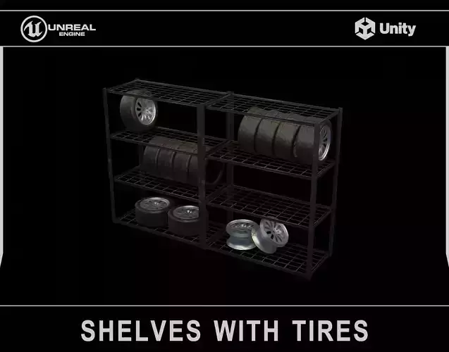 Shelve with Tires