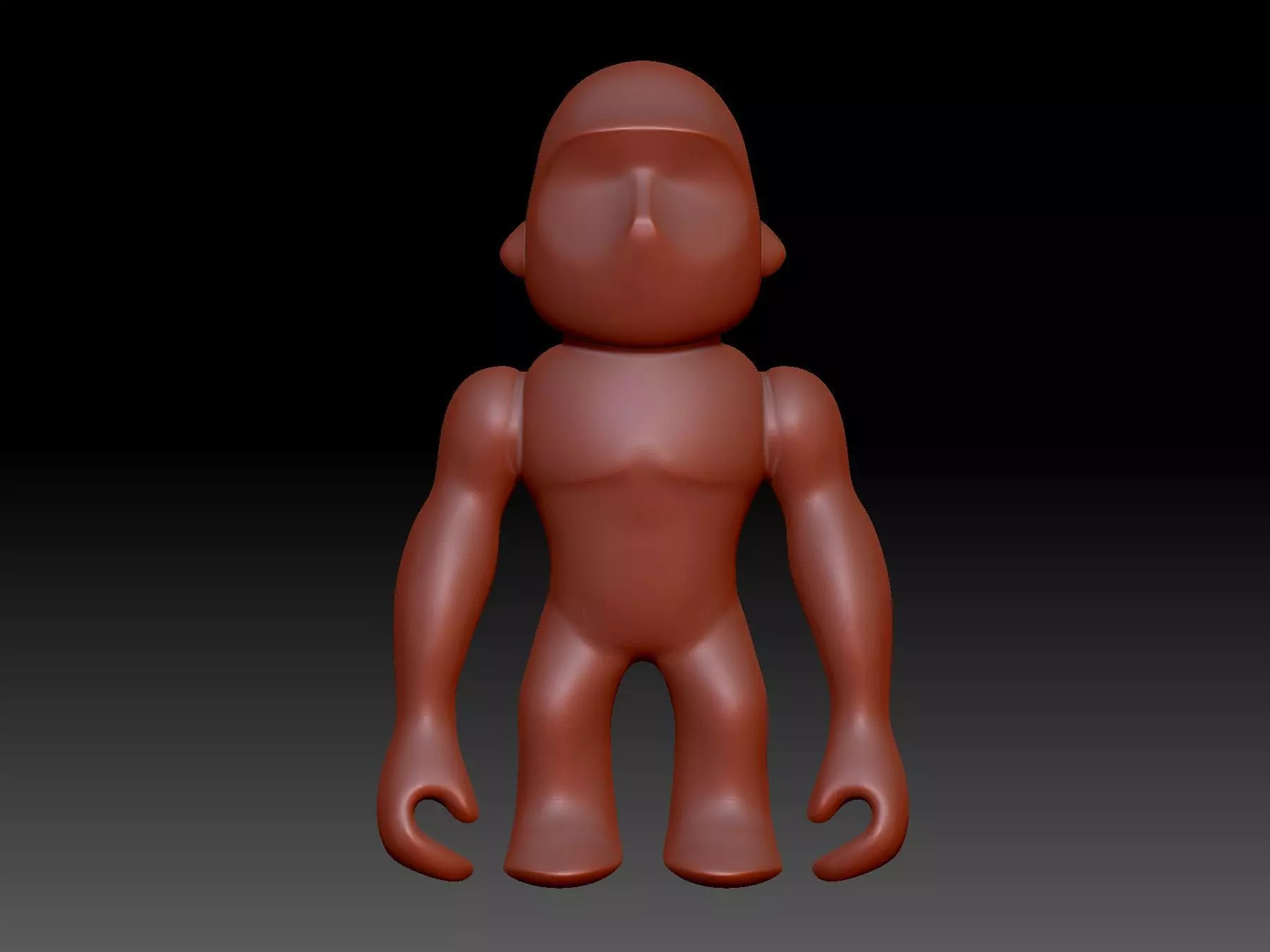 Monkey 3D print model