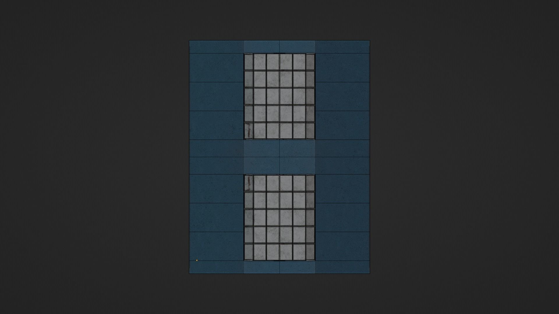 Car Garage Autoservice Building Low-poly 3D model_26