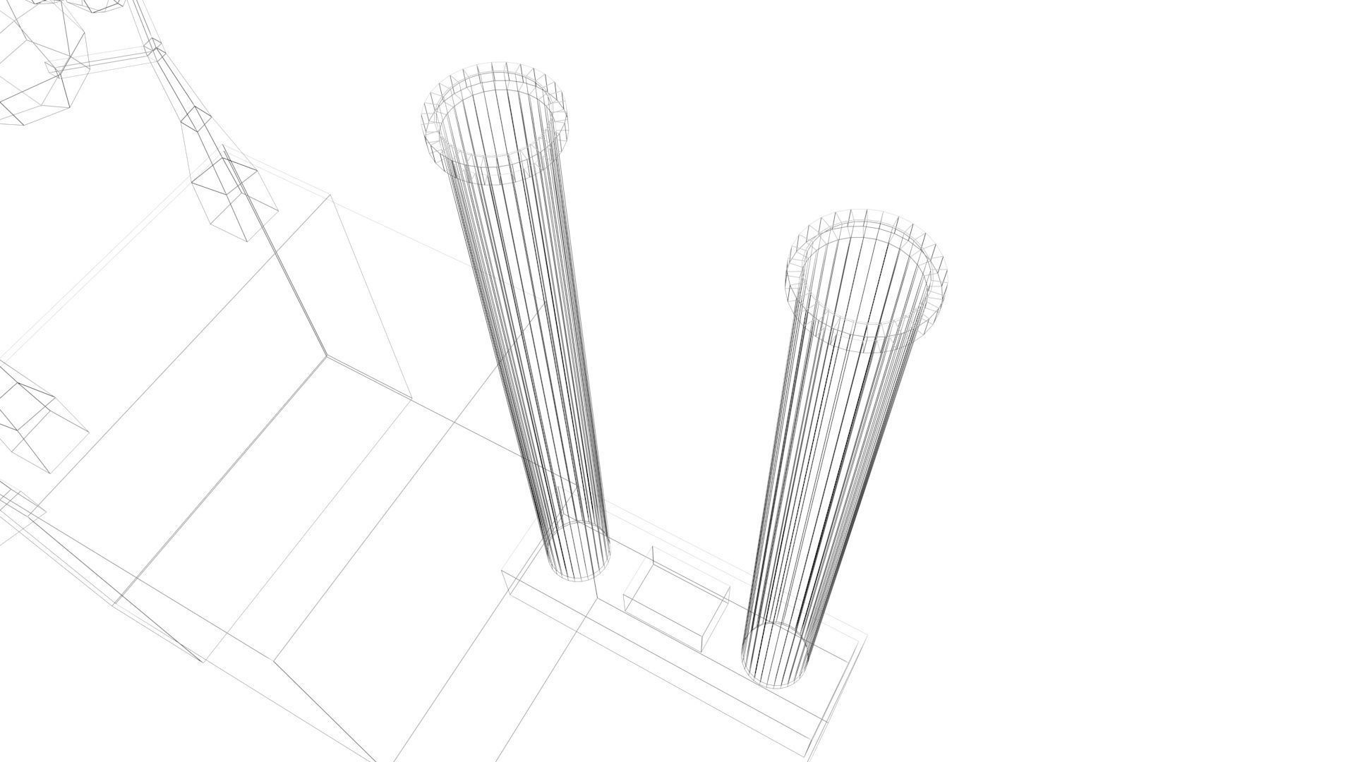 Low Poly Cube World Low-poly 3D model_16