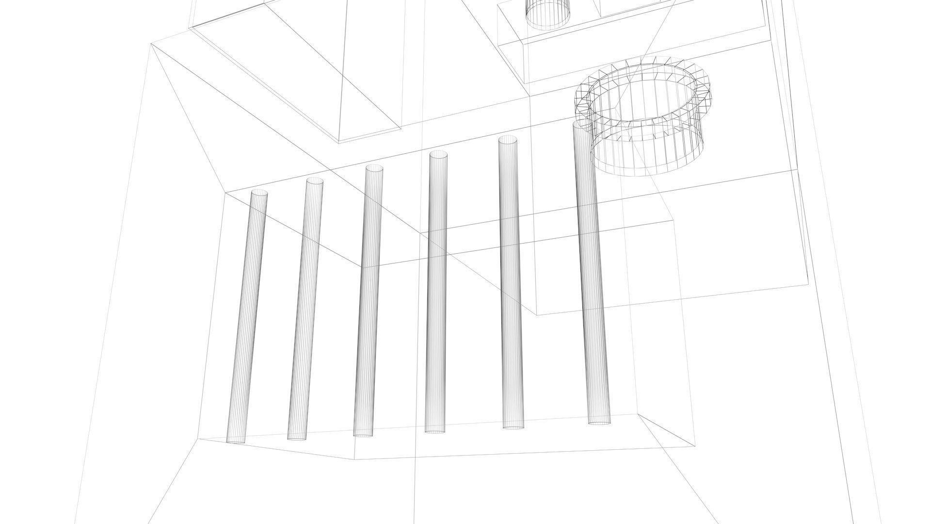 Low Poly Cube World Low-poly 3D model_14