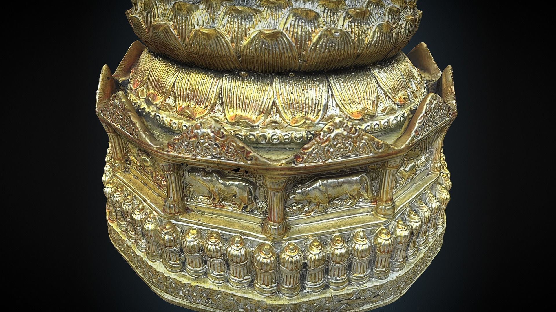 Buddha 33 3D print model_3