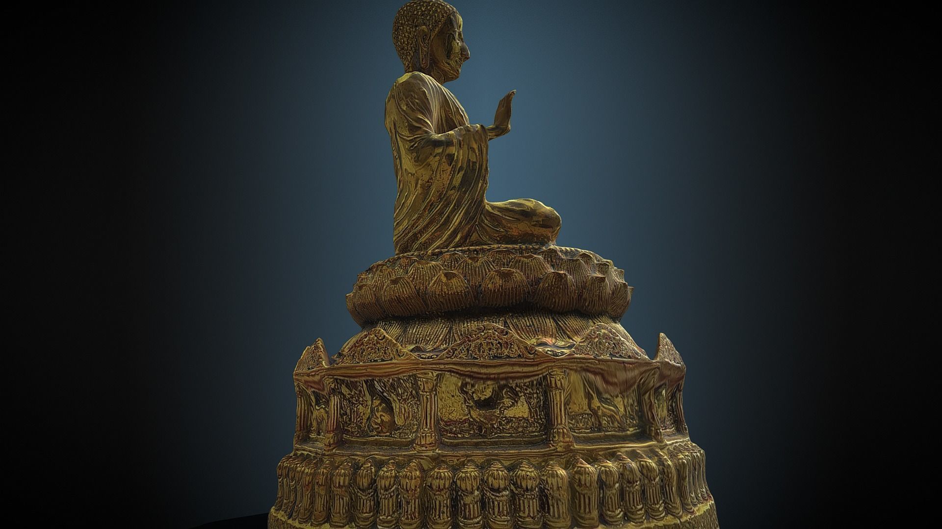 Buddha 33 3D print model_5