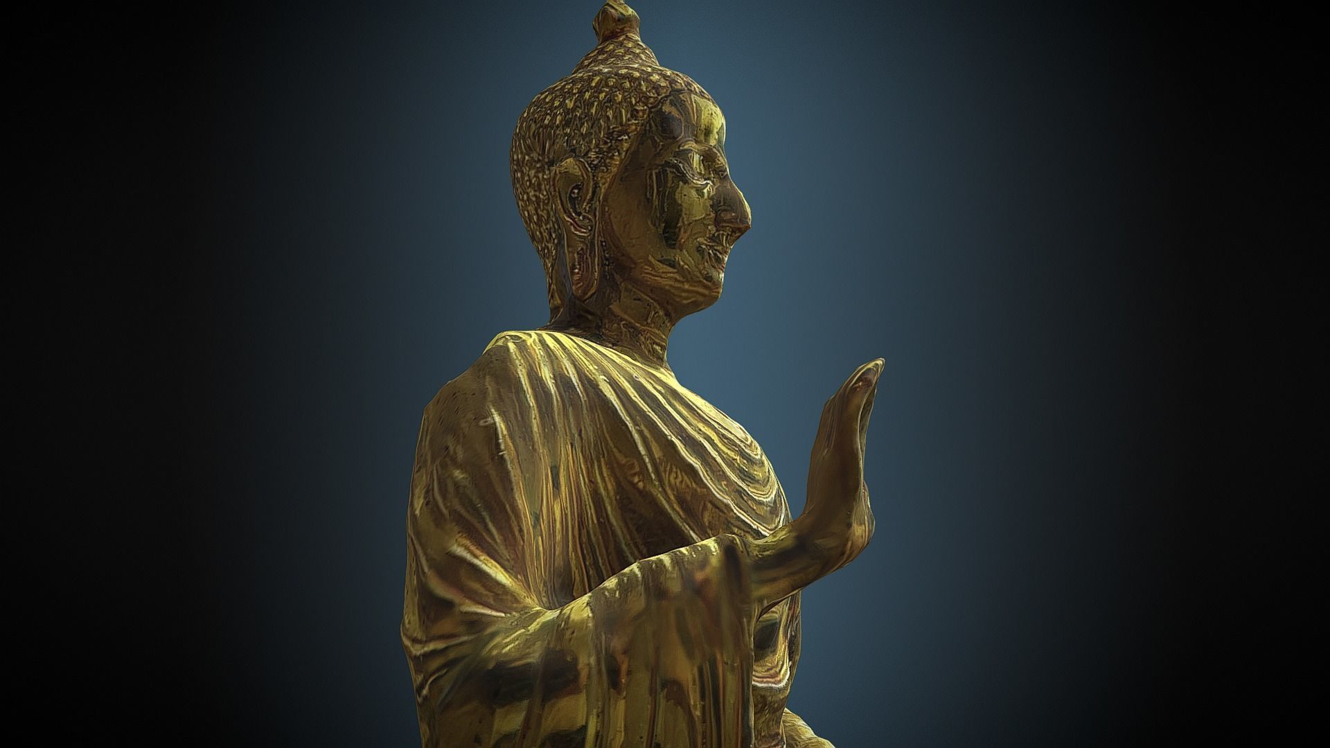 Buddha 33 3D print model_7