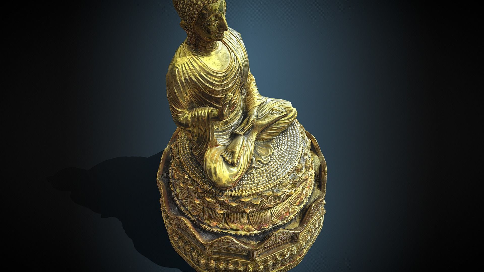 Buddha 33 3D print model_2