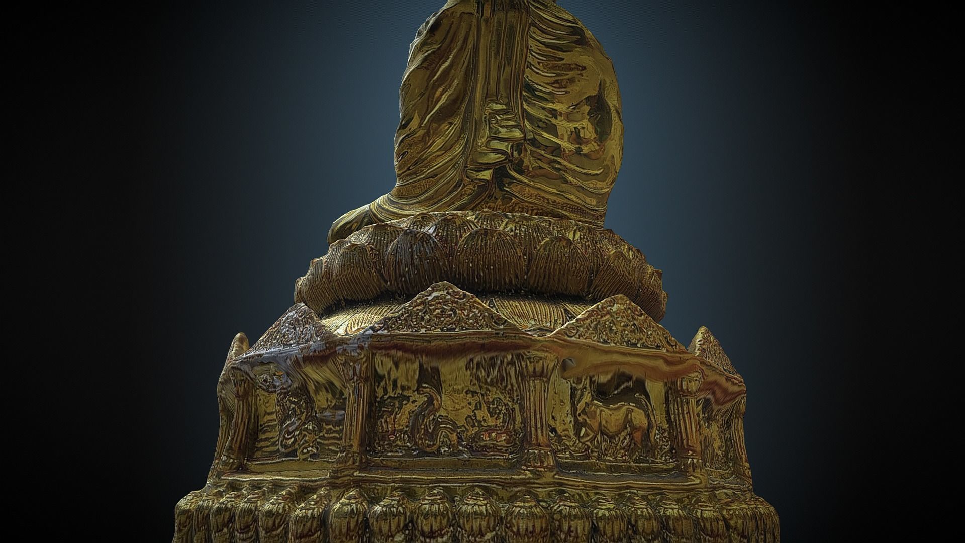 Buddha 33 3D print model_4
